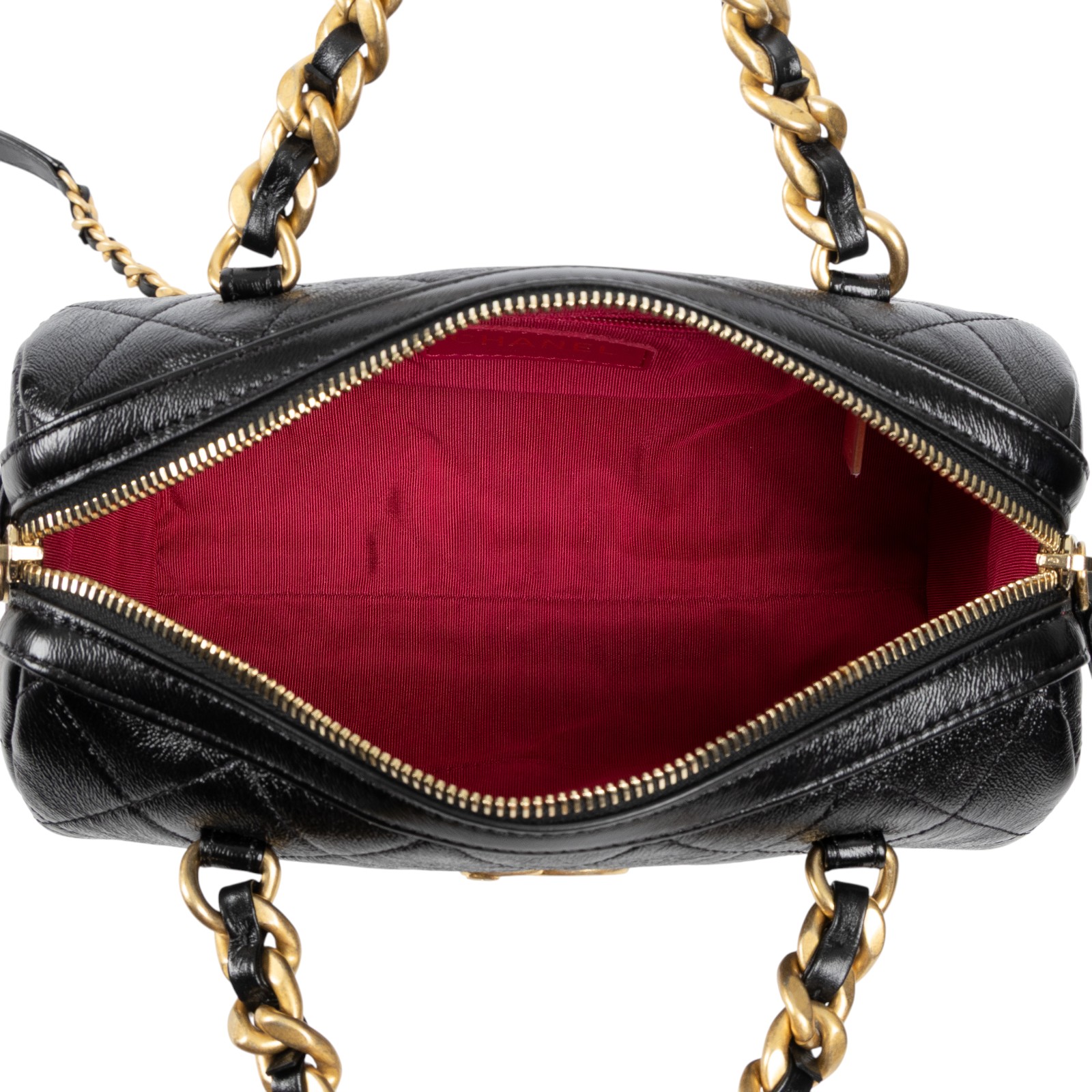 香奈兒 CHANEL CC LOCO 手提包 斜背包 保齡球包 AS1897 30開黑保齡球包 原廠盒子/防塵袋/保證卡