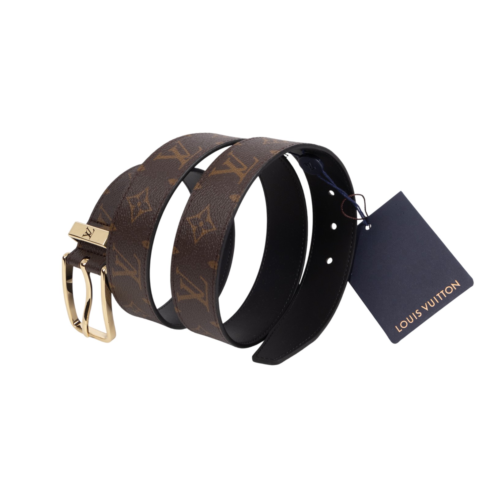 路易威登 LOUIS VUITTON Pont Neuf Monogram 雙面皮帶 M4584 PONT NEUF MONOGRAM皮帶 防塵袋