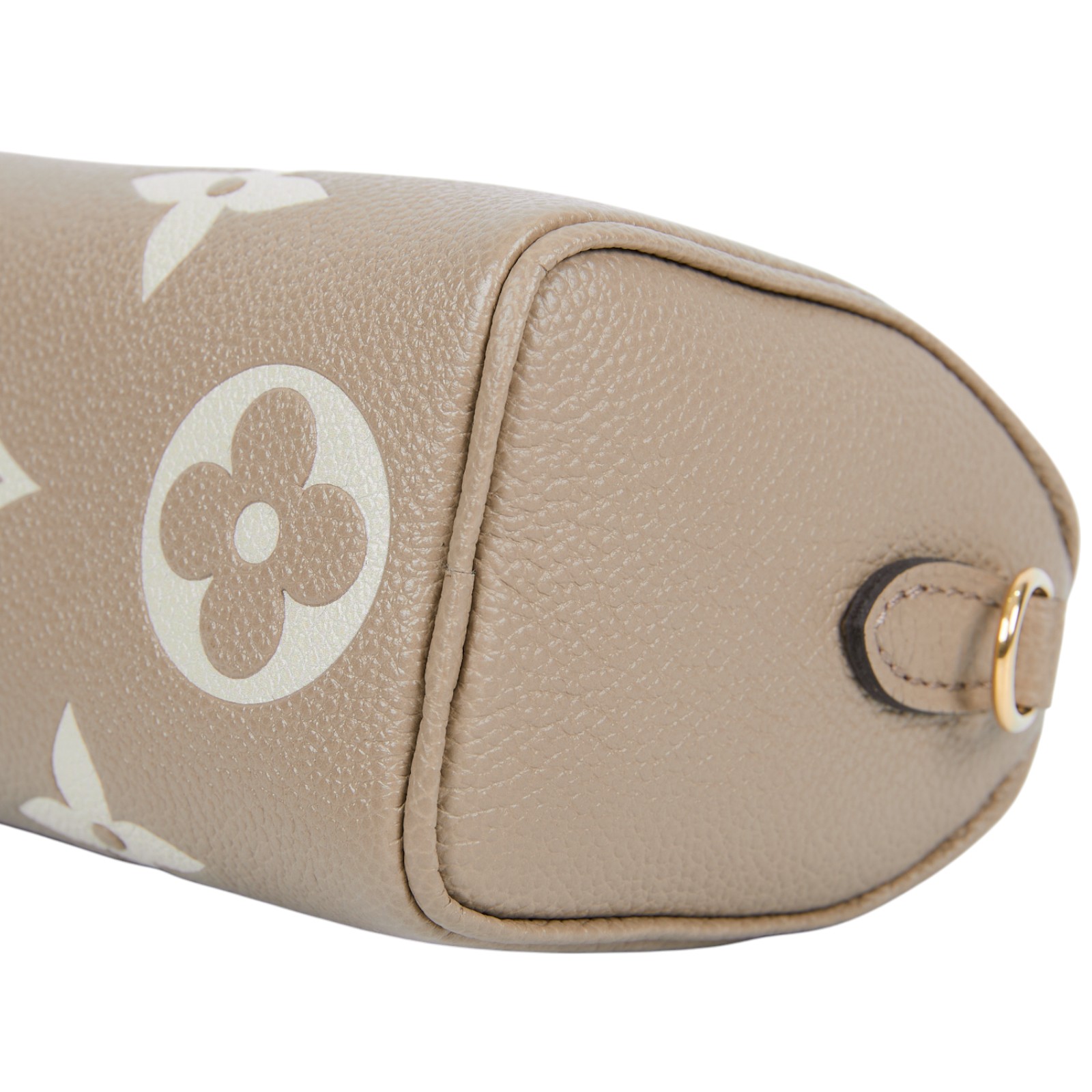 路易威登 LOUIS VUITTON Nano Speedy 手提 斜背 肩背包 灰色 奶油色 M82890 晶片款  原廠盒子/防塵袋/背帶