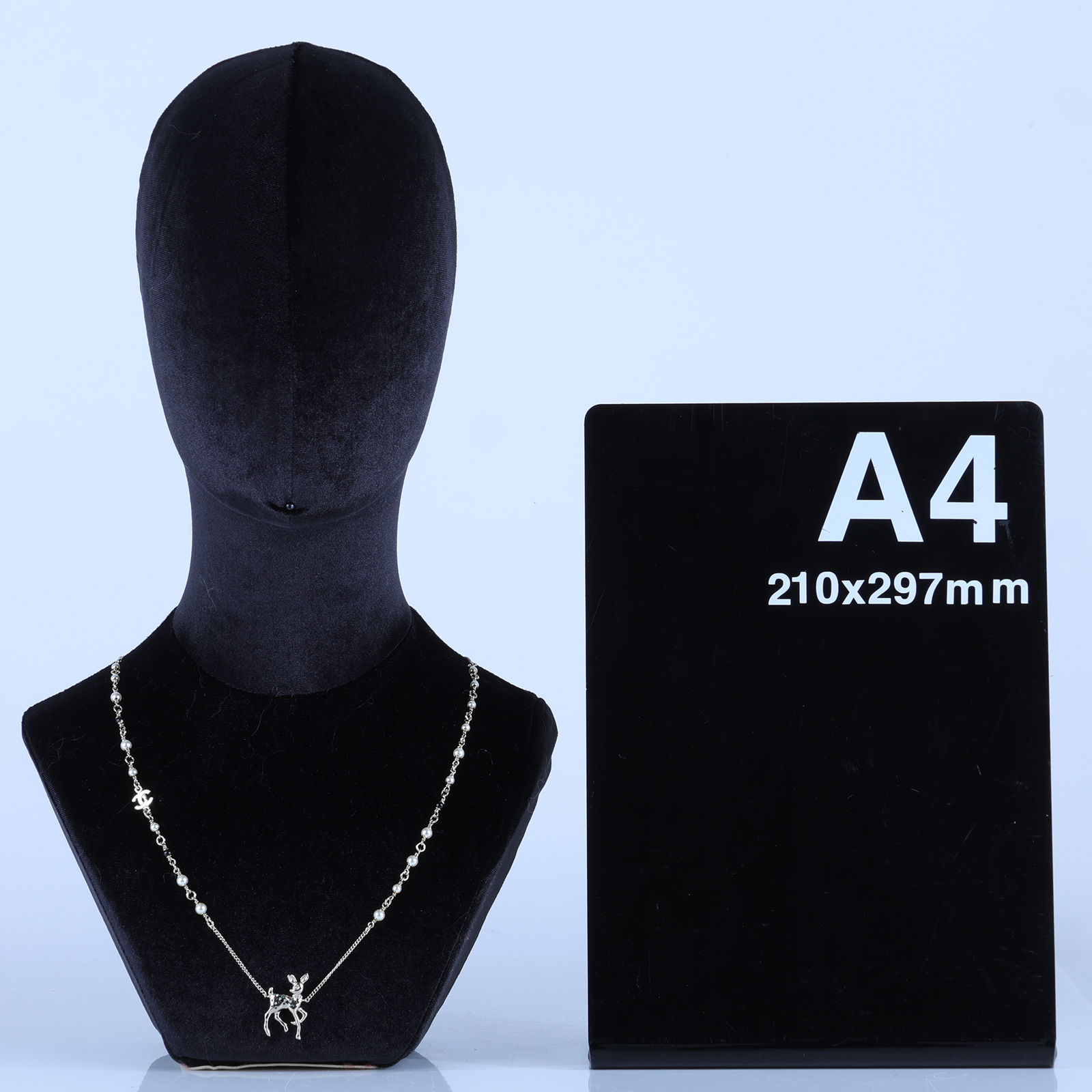 香奈兒 CHANEL CC LOGO 項鍊 C26C 金色小鹿珍珠項鍊 原廠盒子/防塵袋