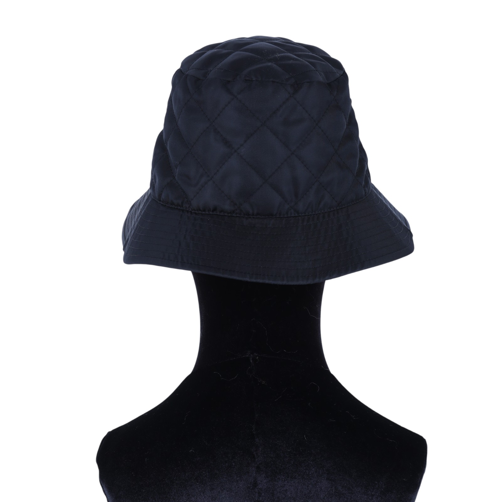 思琳 CELINE Triomphe 水桶帽 2AUB8930C_M 黑色尼龍漁夫帽#M 無附屬品