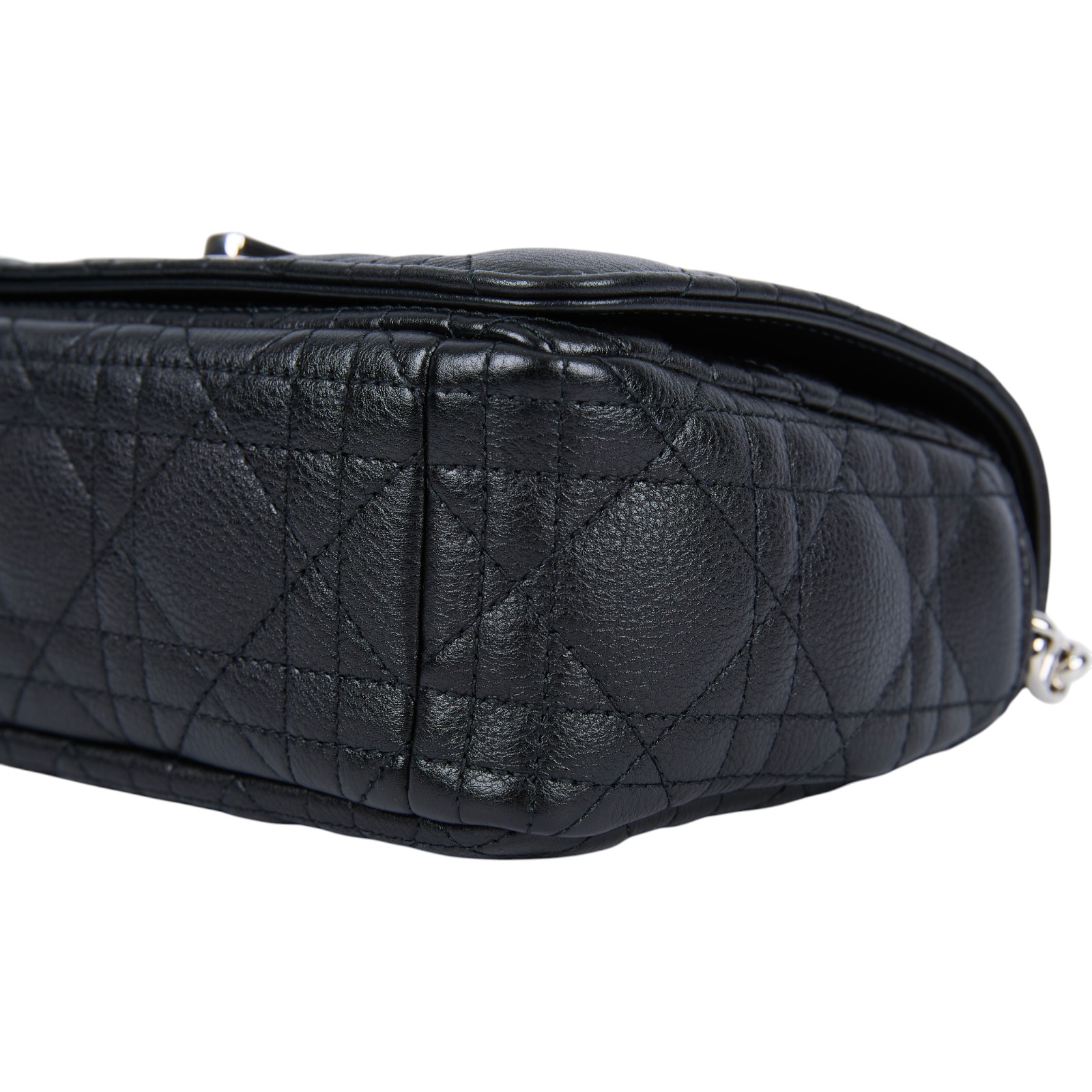 迪奧 CHRISTIAN DIOR Caro 小牛皮 小型包款 M9241PWHC 黑銀CARO 小號 原廠盒子/防塵袋/購買證明/保證卡