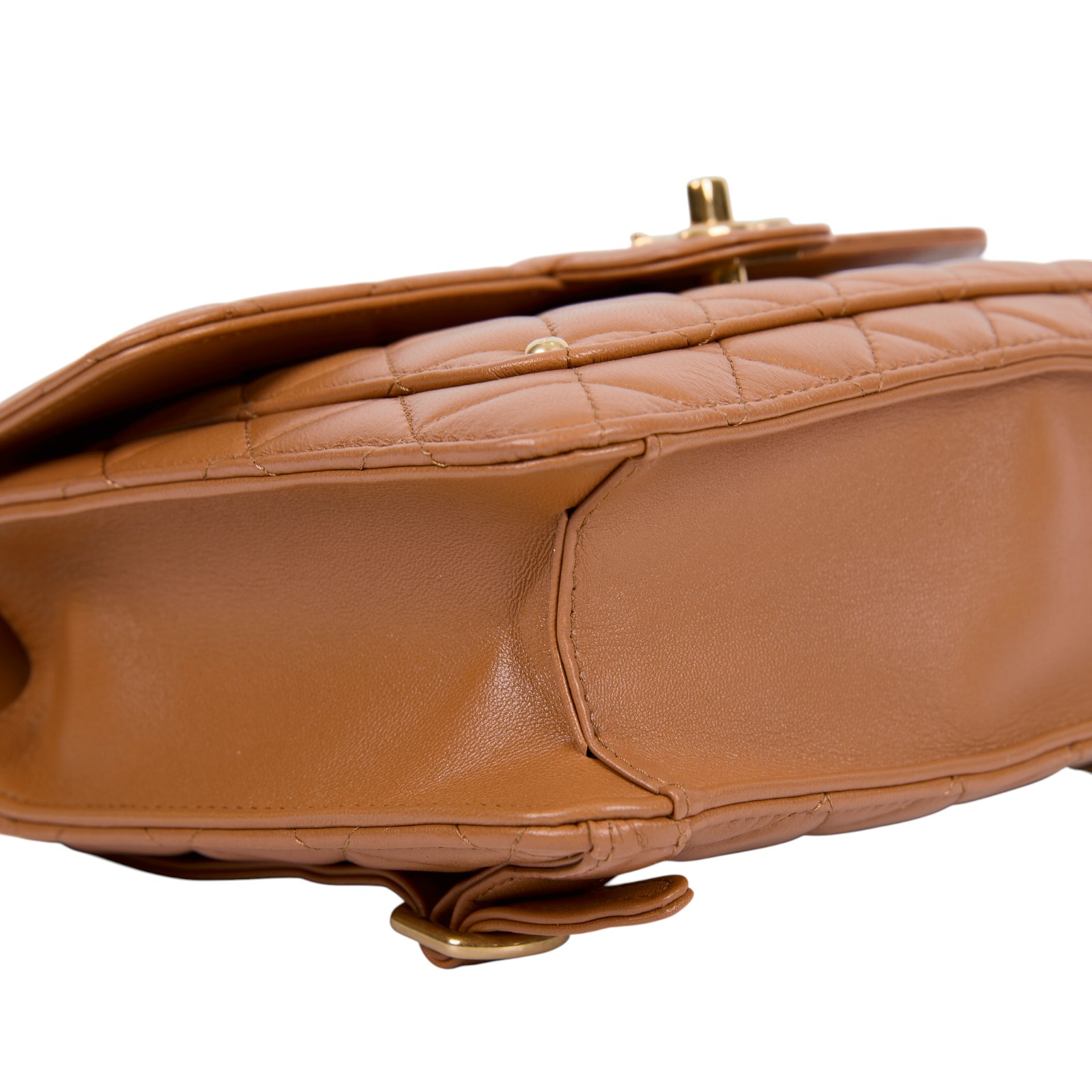 香奈兒 CHANEL CF CC LOGO 雙肩包 AS5704 B21436 晶片款 駝色羊皮後背包 原廠盒子/防塵袋/購買證明