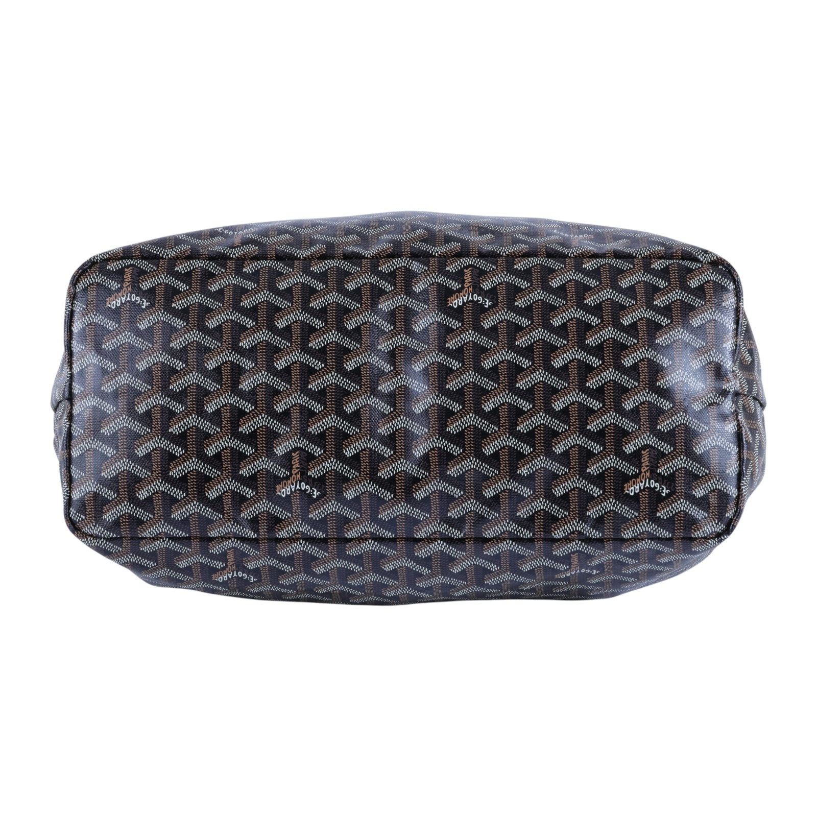 高雅德 GOYARD Saint Louis PM Bag 托特包 STLOUIPMLTY 焦糖LOUIS PM 防塵袋/購買證明