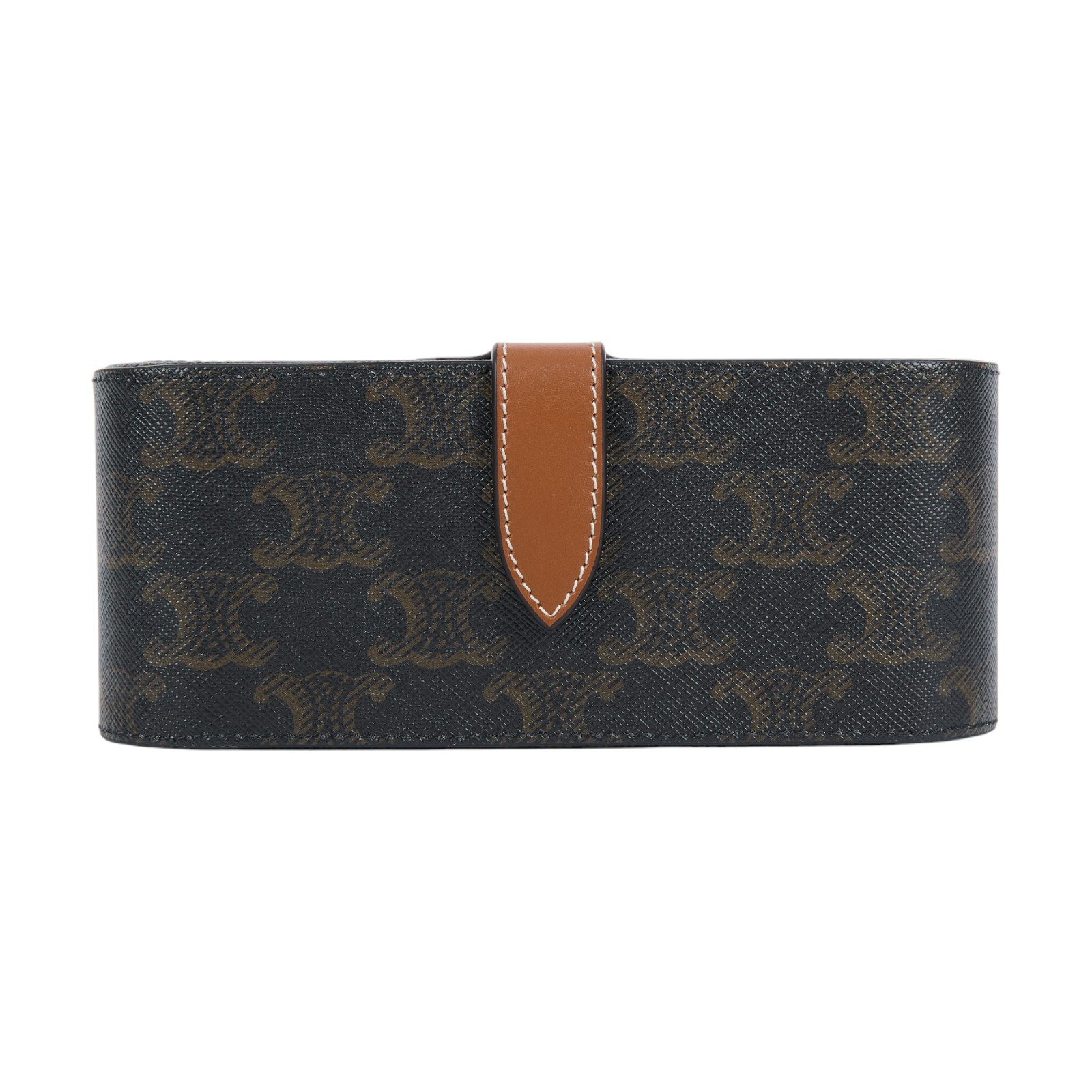 思琳 CELINE 標誌印花牛皮革 大型 珠寶盒 4M0382DIU 凱旋花紋珠寶盒 原廠盒子/防塵袋/購買證明影本