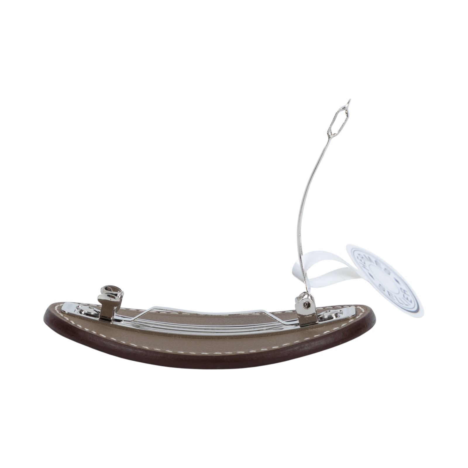 愛馬仕 Hermes Evelyne PM 髮夾 大象灰 H241001Gv18TU H241001G 大象灰EVELYNE髮夾 原廠盒子/防塵袋