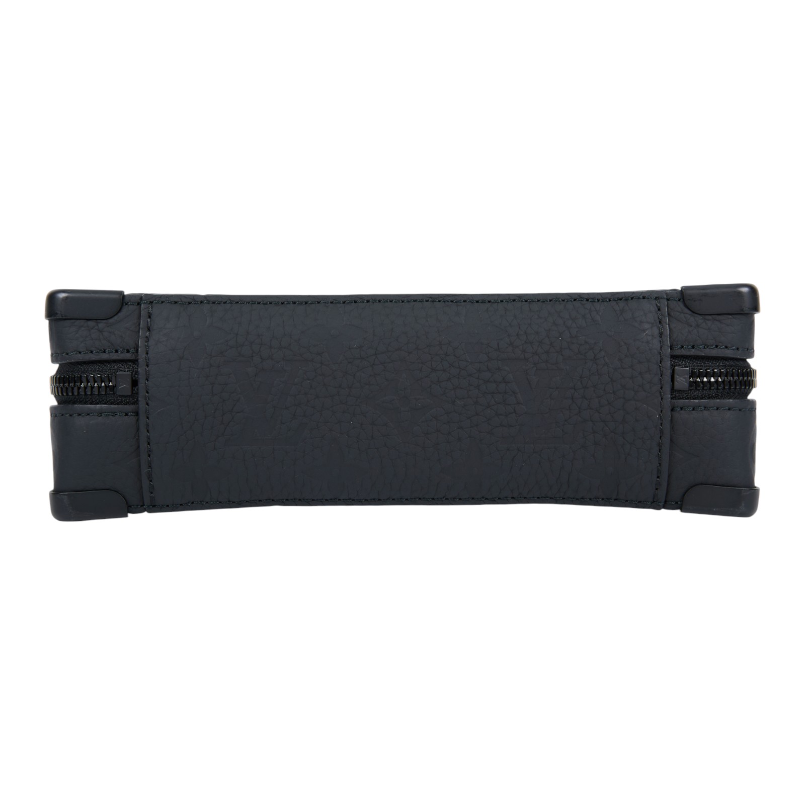 路易威登 LOUIS VUITTON Handle Soft Trunk 郵差 斜挎包 黑色 M59163 晶片款 黑原花壓紋SOFT TRUNK 無附屬品