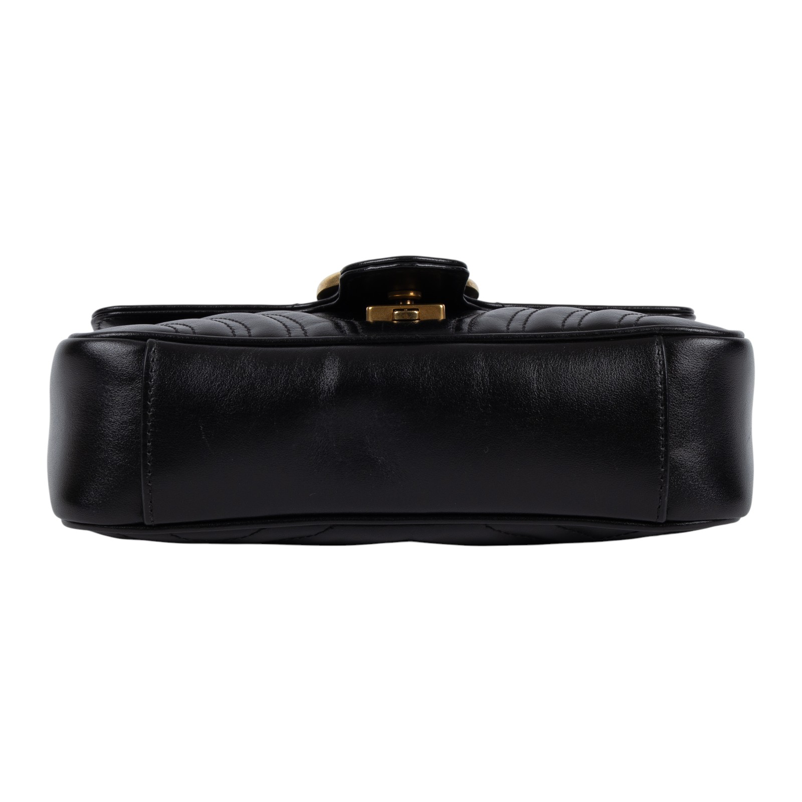 古馳 GUCCI GG Marmont 迷你肩揹袋 446744 DTDIT 黑金MARMONT SMALL 防塵袋