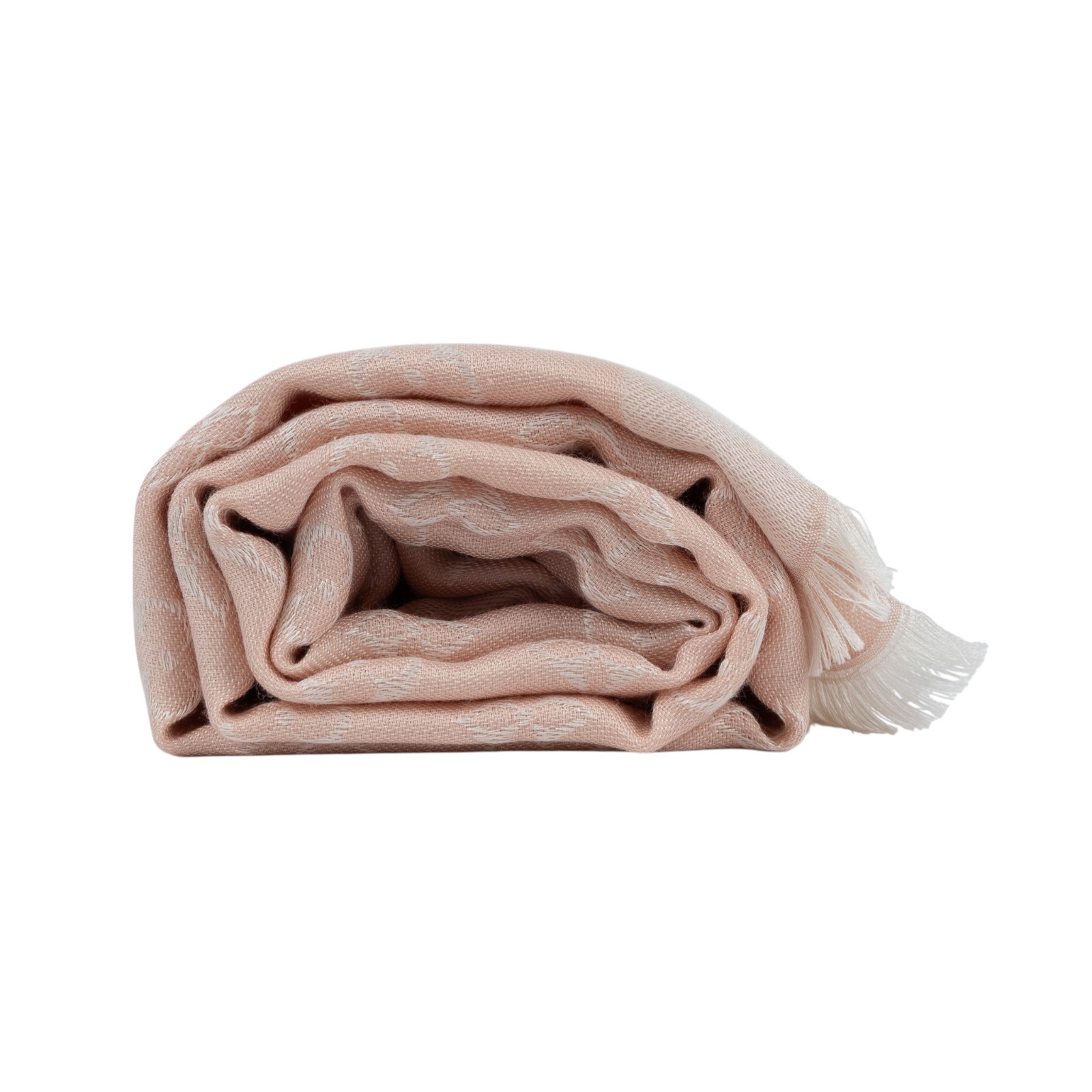 路易威登 LOUIS VUITTON Monogram Denim 披肩 M72046 粉原花圍巾 原廠盒子