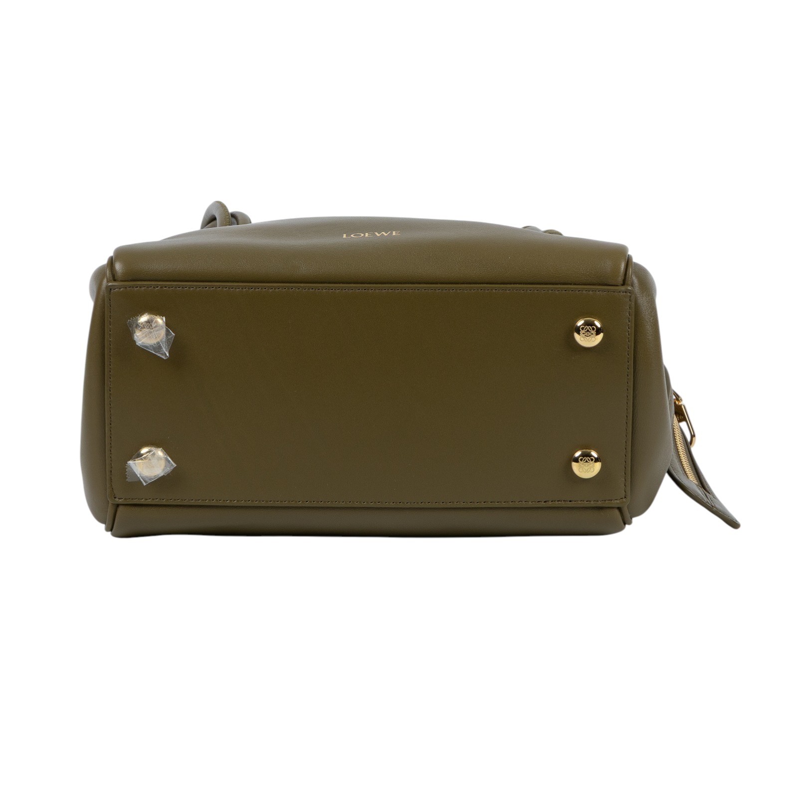 羅意威 LOEWE Madrid 柔軟小牛皮 包款 中型 AANBAB1X01 綠MADRID SMALL 防塵袋/背帶