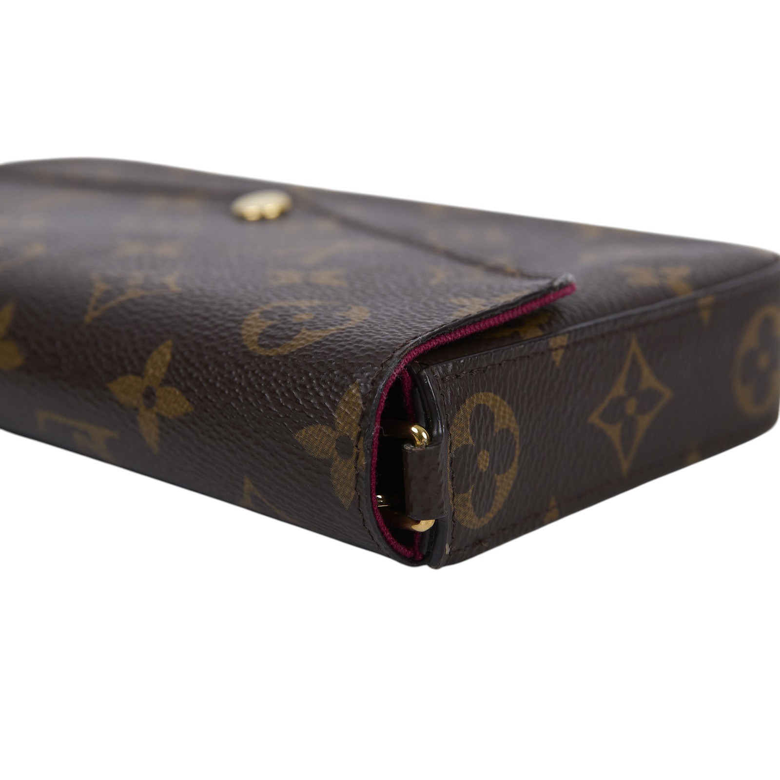 路易威登 LOUIS VUITTON Pochette Félicie 三合一鏈條包 紫紅色 M61276  原廠盒子/防塵袋/內袋2