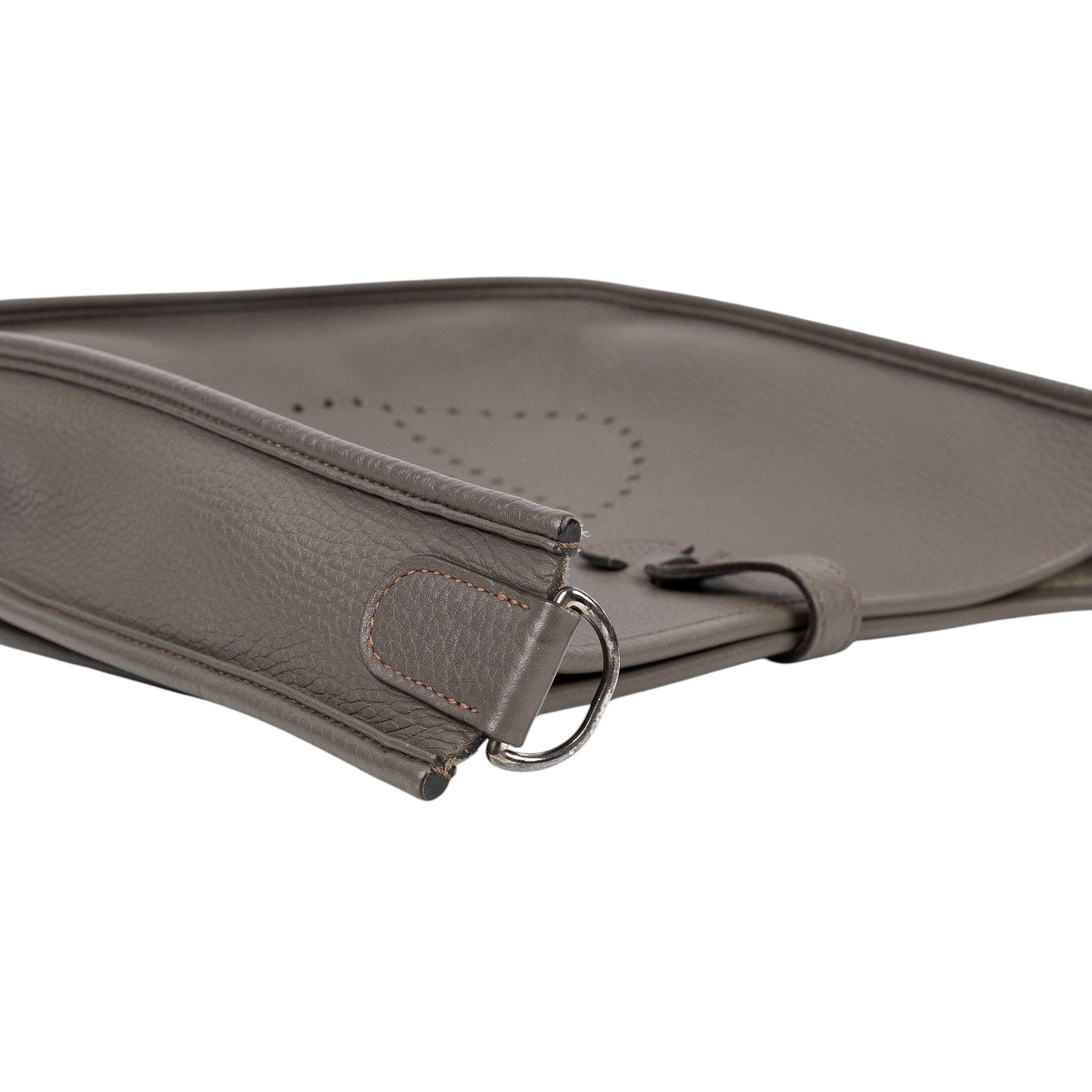 愛馬仕 Hermes Evelyne Bag 伊芙琳包 29 馬蹄型 EV29 X刻 灰EVELYNE 29 原廠盒子/背帶