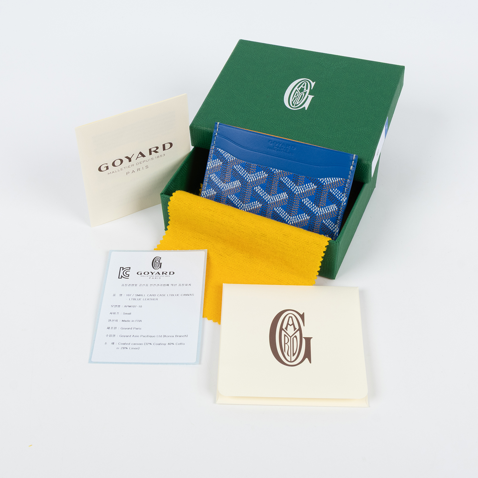 高雅德 GOYARD Saint-Sulpice Card Wallet 卡夾 STSULPPMLTY 藍卡夾 原廠盒子