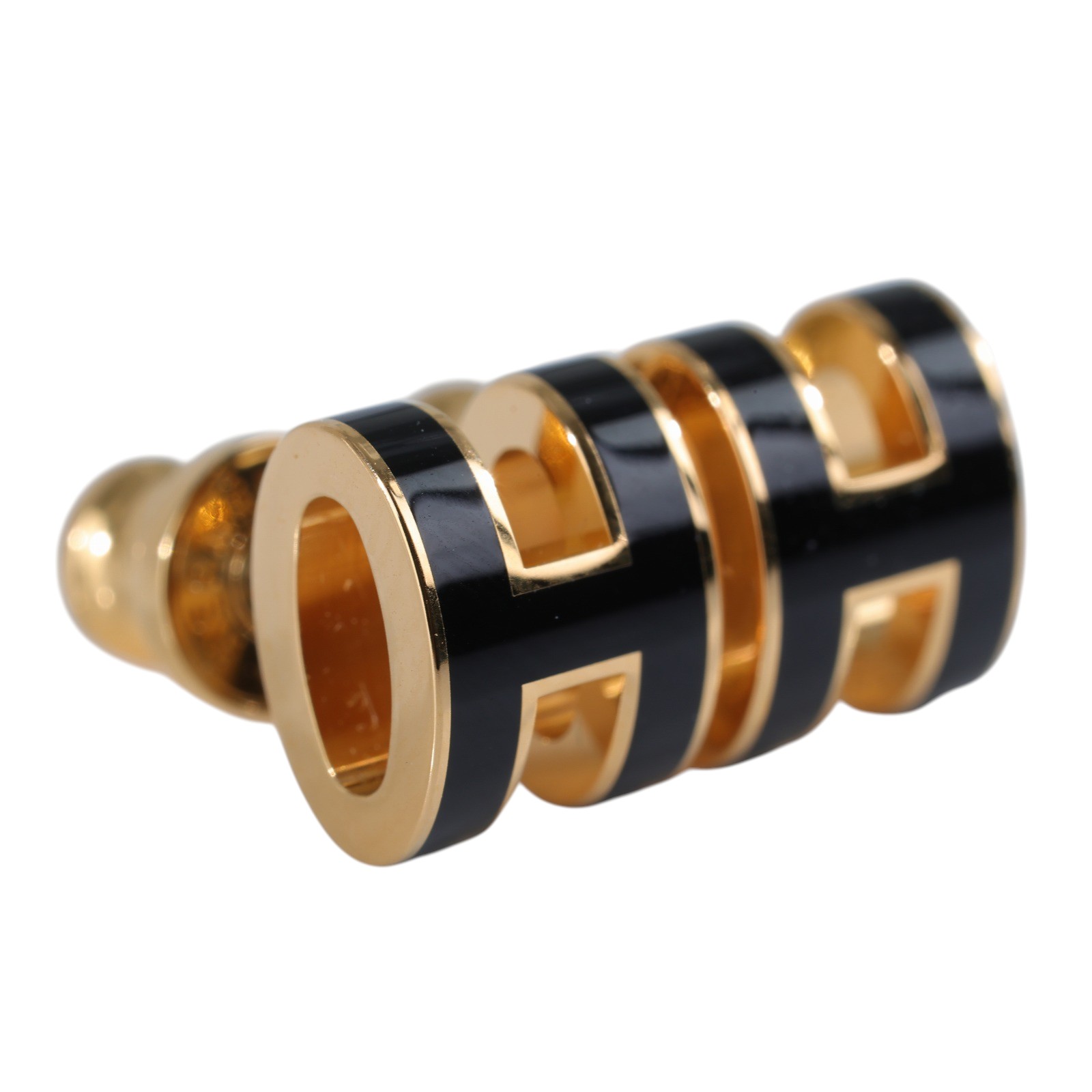 愛馬仕 Hermes Mini Pop H 耳釘 黑色 H608002Fv03 /GD1202 黑MINI POP H耳環 原廠盒子/防塵袋