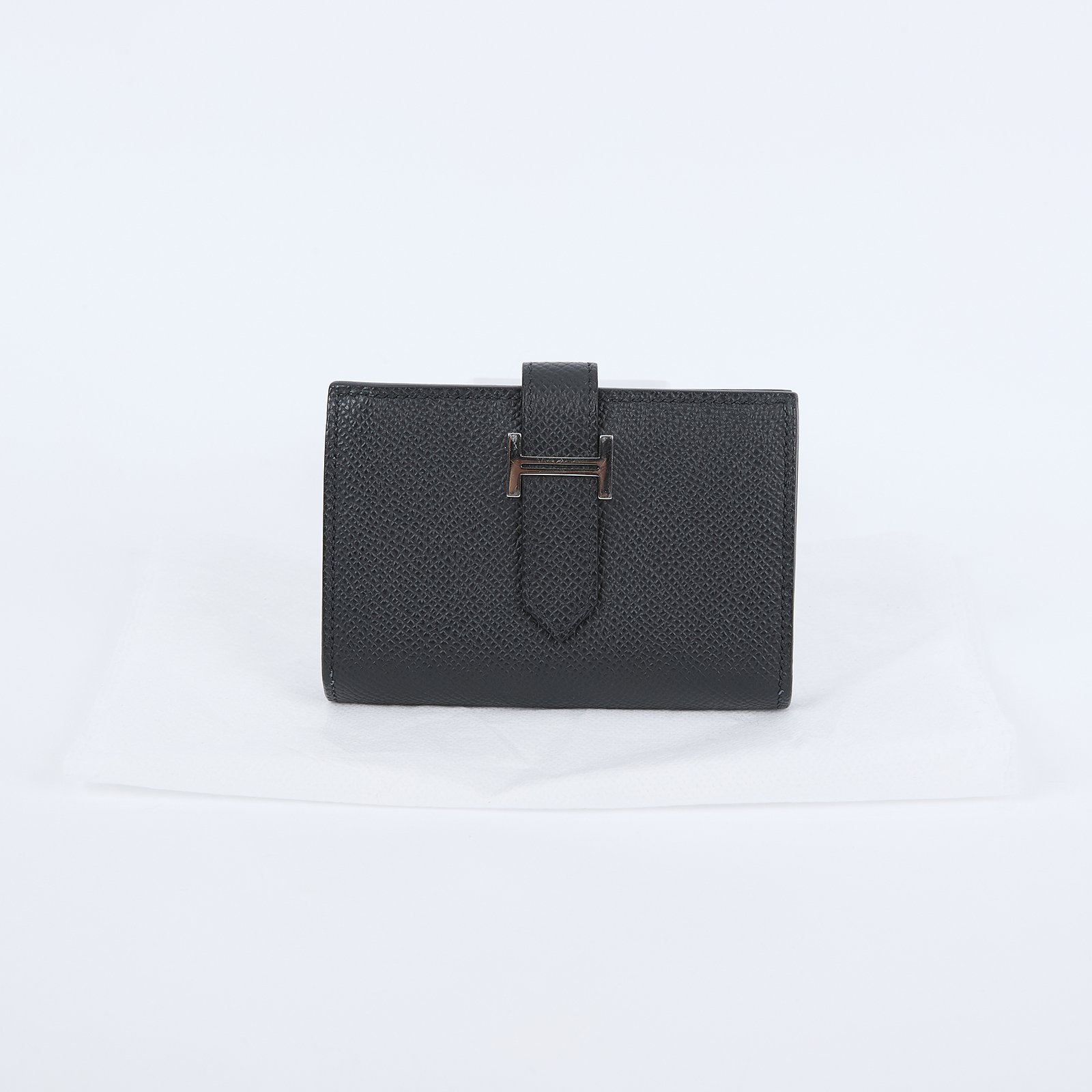 愛馬仕 Hermes Bearn 卡包 BEARNCARD W刻 黑BEARN卡包 無附屬品