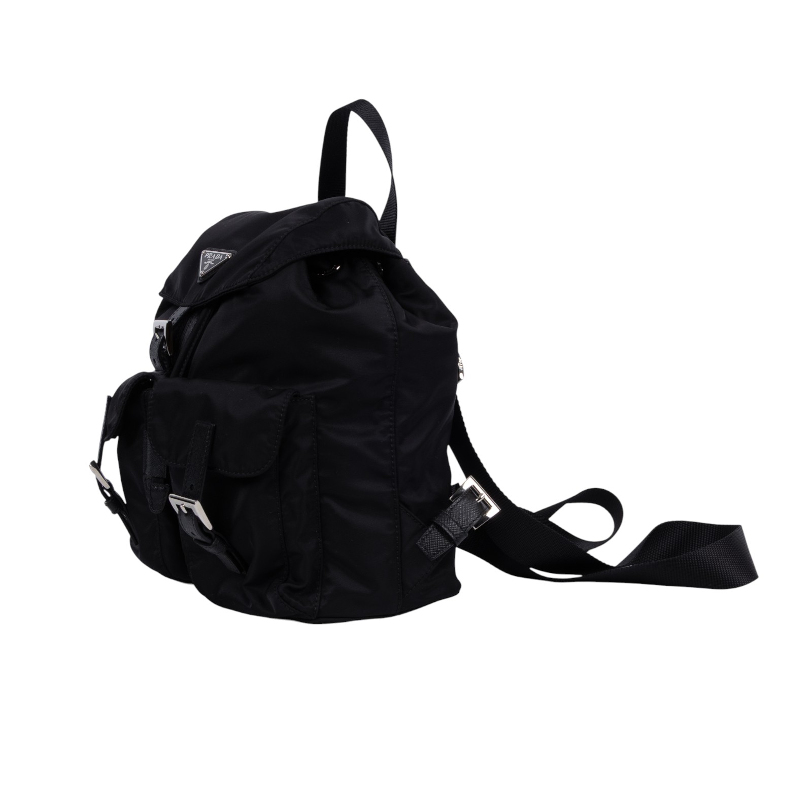 普拉達 PRADA Re-Nylon 背囊 小型 1BZ677_RV44 黑尼龍RE-NYLON後背包 小 防塵袋