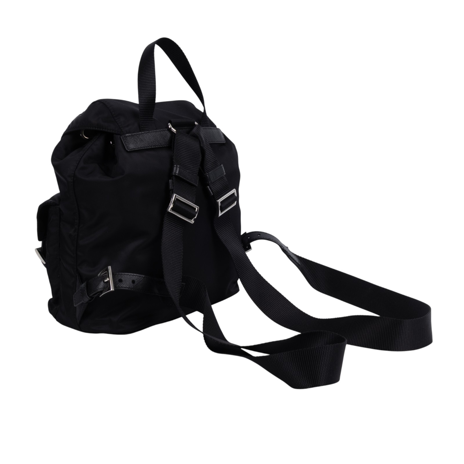 普拉達 PRADA Re-Nylon 背囊 小型 1BZ677_RV44 黑尼龍RE-NYLON後背包 小 防塵袋