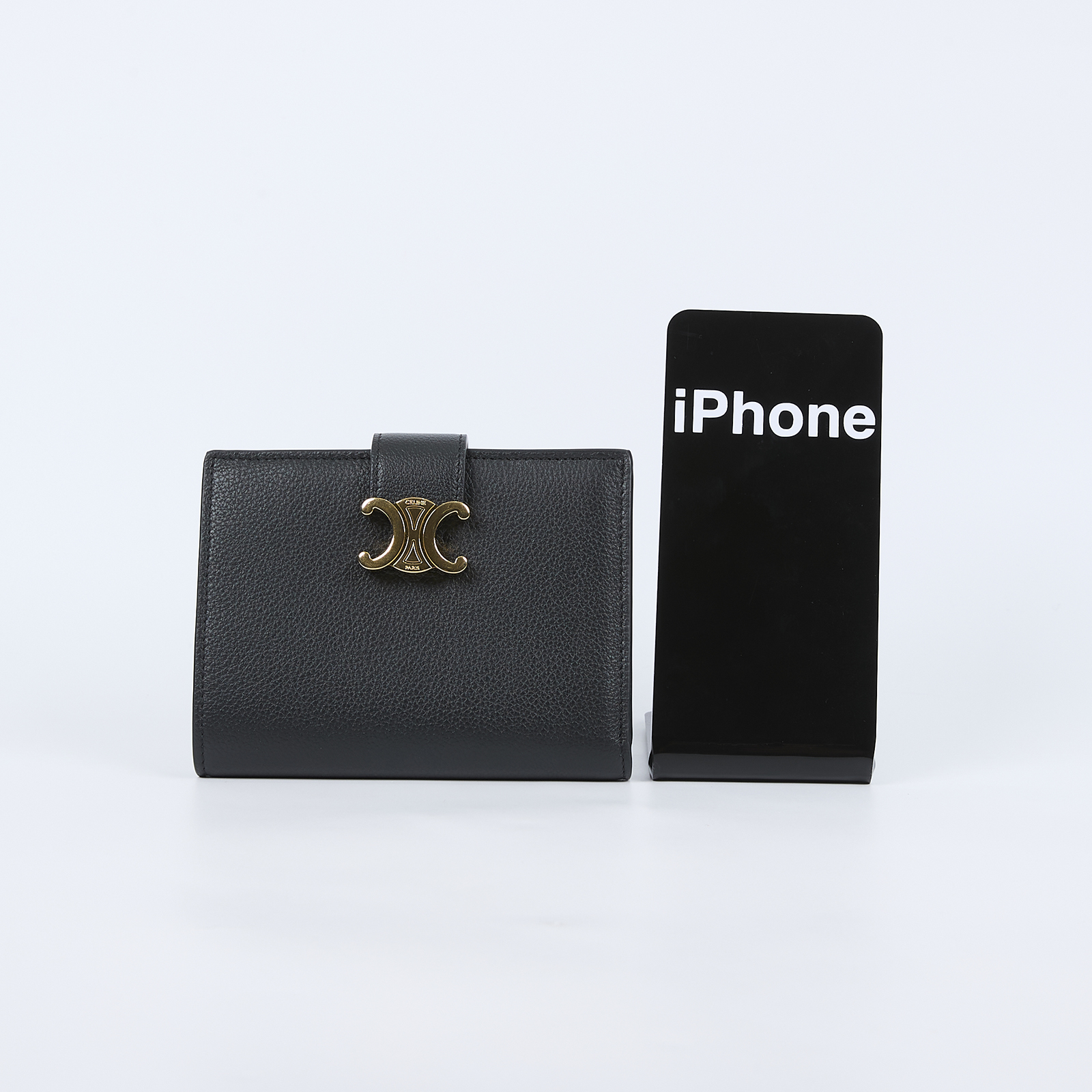 思琳 CELINE NinoI 搭帶 錢包 短夾 中型 10M913GHH 黑NINO搭帶錢包 中 防塵袋/台灣購買證明/原廠盒子