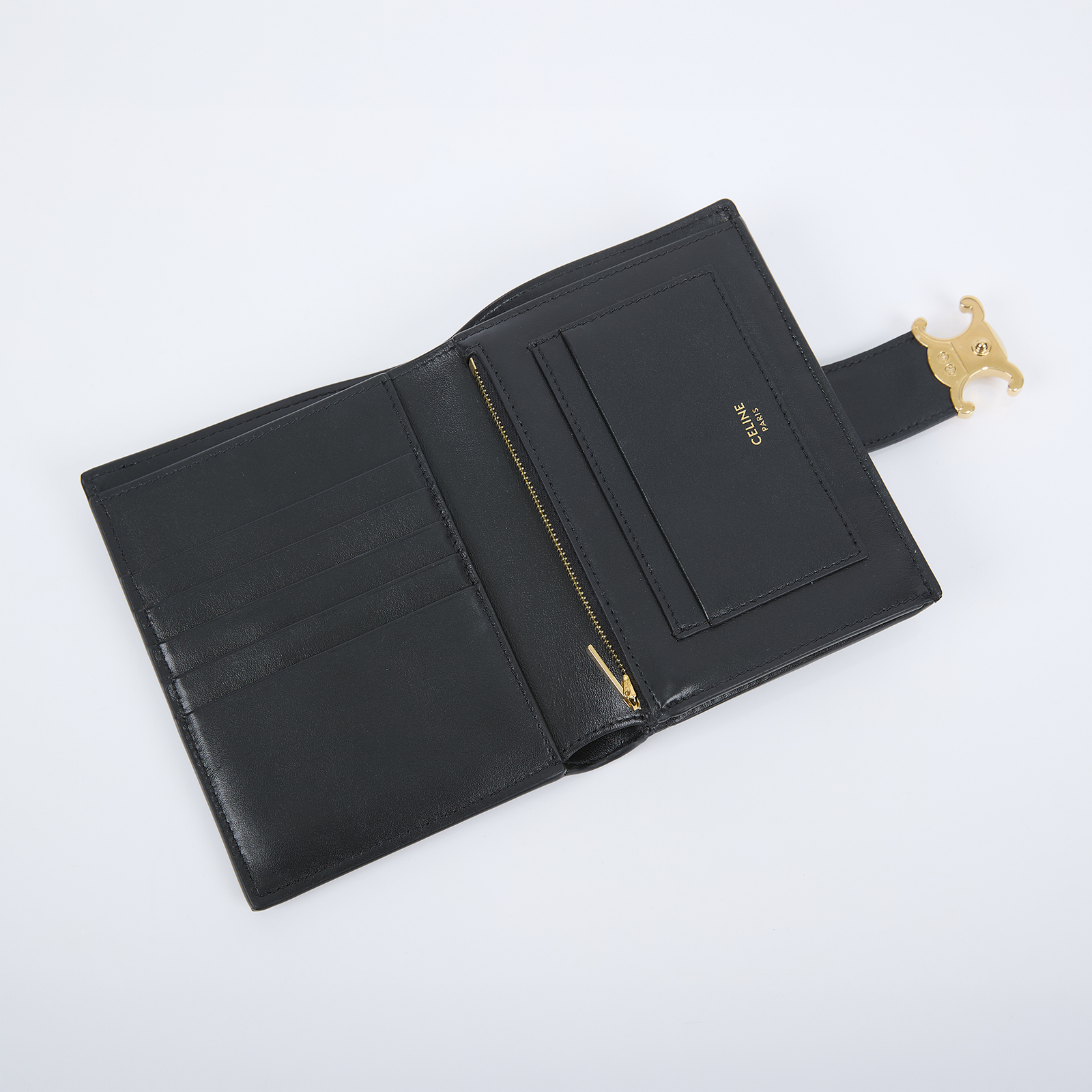 思琳 CELINE NinoI 搭帶 錢包 短夾 中型 10M913GHH 黑NINO搭帶錢包 中 防塵袋/台灣購買證明/原廠盒子