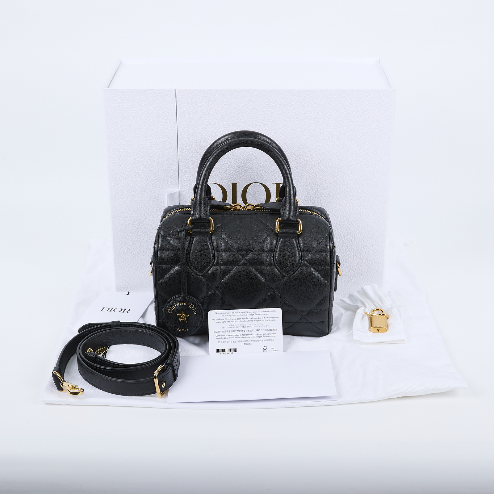 迪奧 CHRISTIAN DIOR Groove 20 包款 M1364UBOL 黑羊GROOVE20 原廠盒子/防塵袋/背帶/鎖組/購買證明