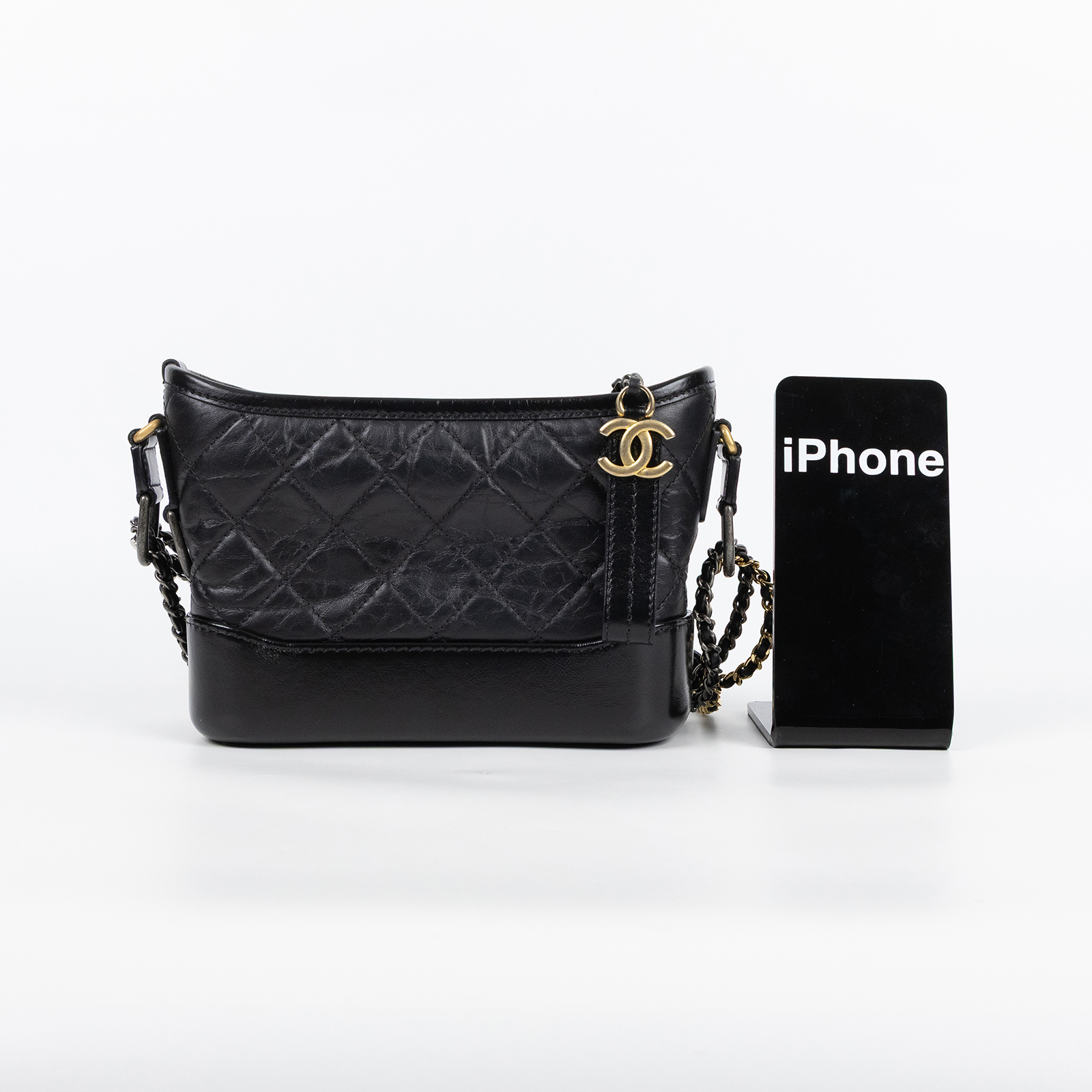 香奈兒 CHANEL 流浪包 小型 A91810 25開黑流浪包 小號 原廠盒子/防塵袋