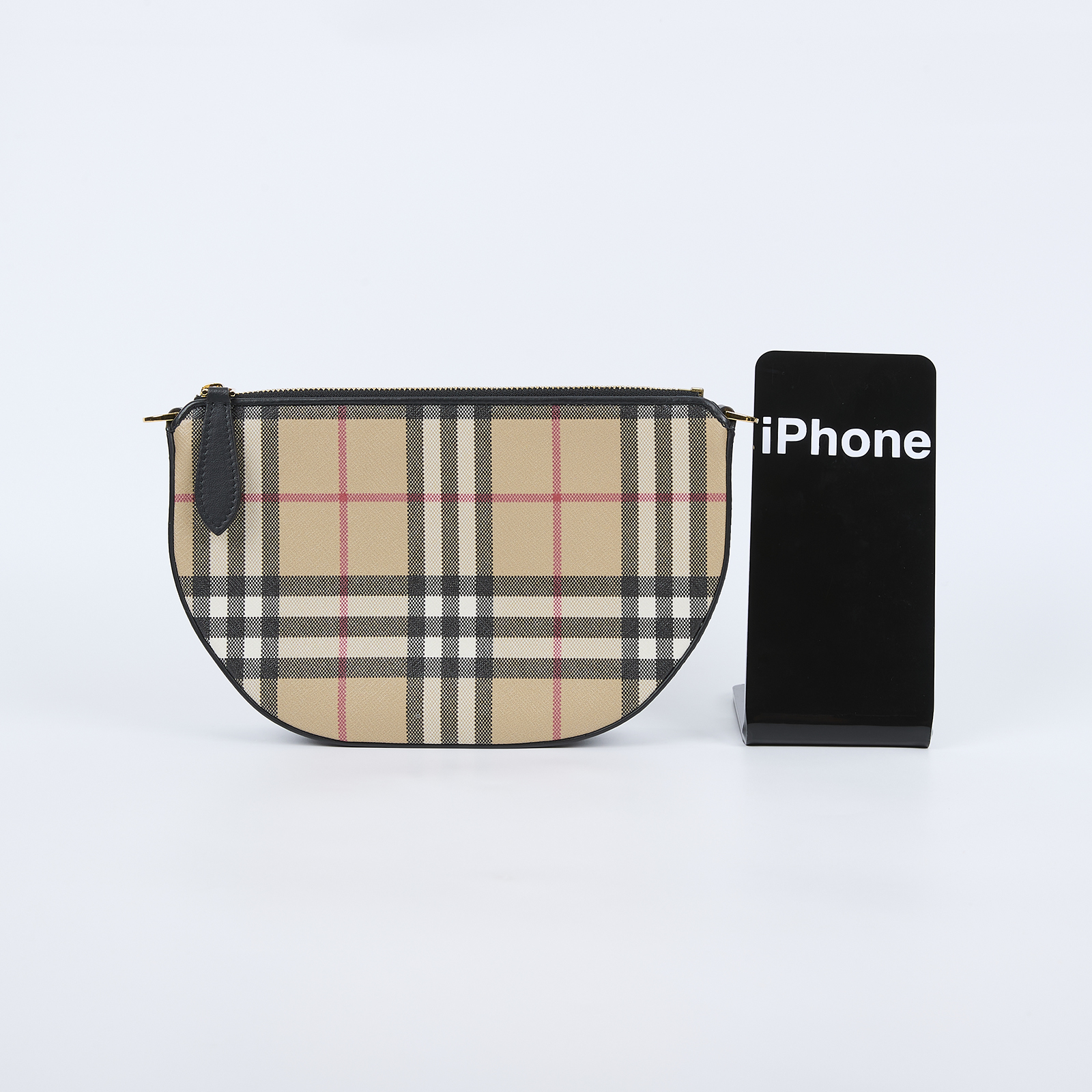 博柏利 BURBERRY Olympia 格紋 腋下包 8050580 格紋OLYMPIA腋下包 防塵袋/背帶