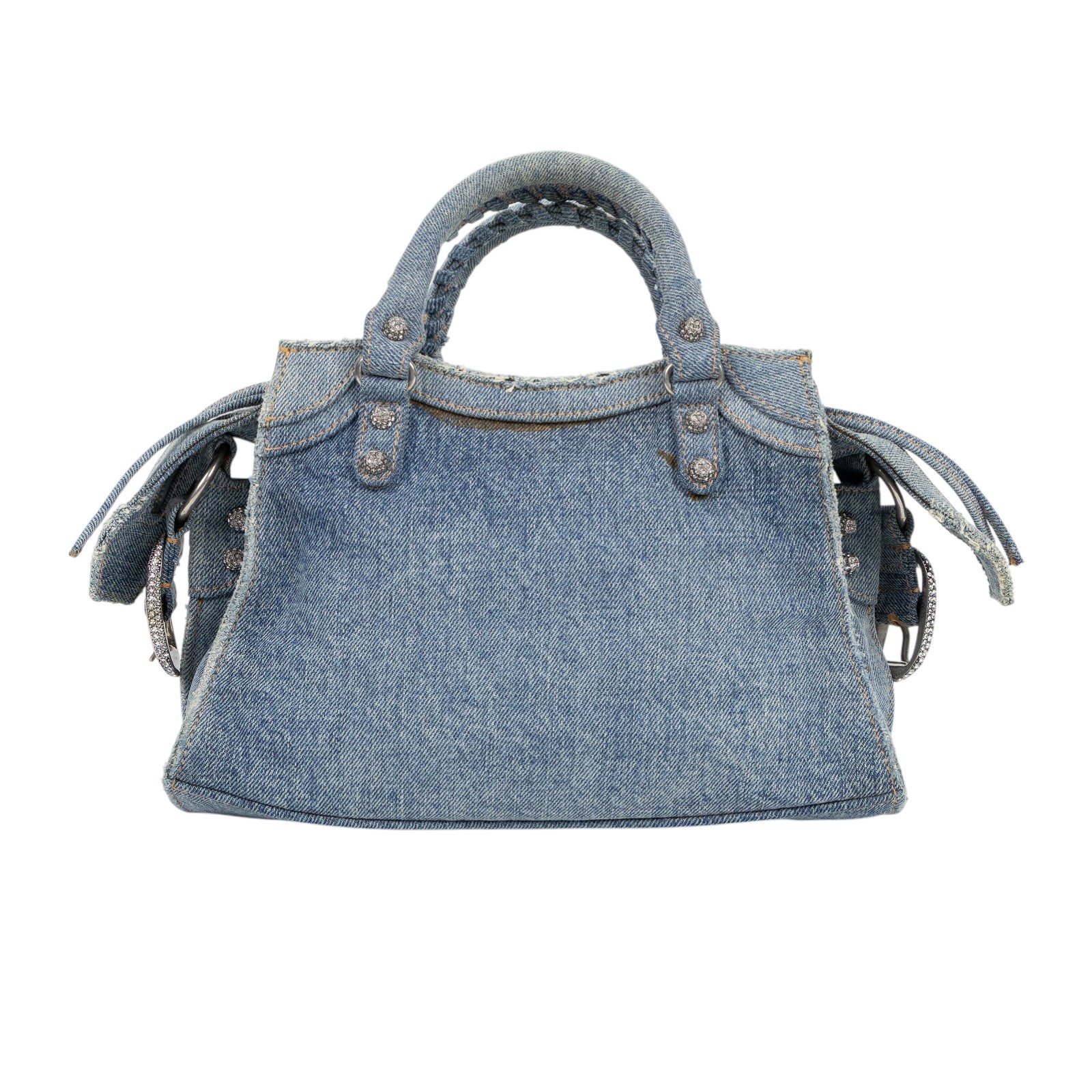 巴黎世家 BALENCIAGA Neo Cagole 機車包 7515232AANY 丹寧NEO CAGOLE CITY 防塵袋/背帶