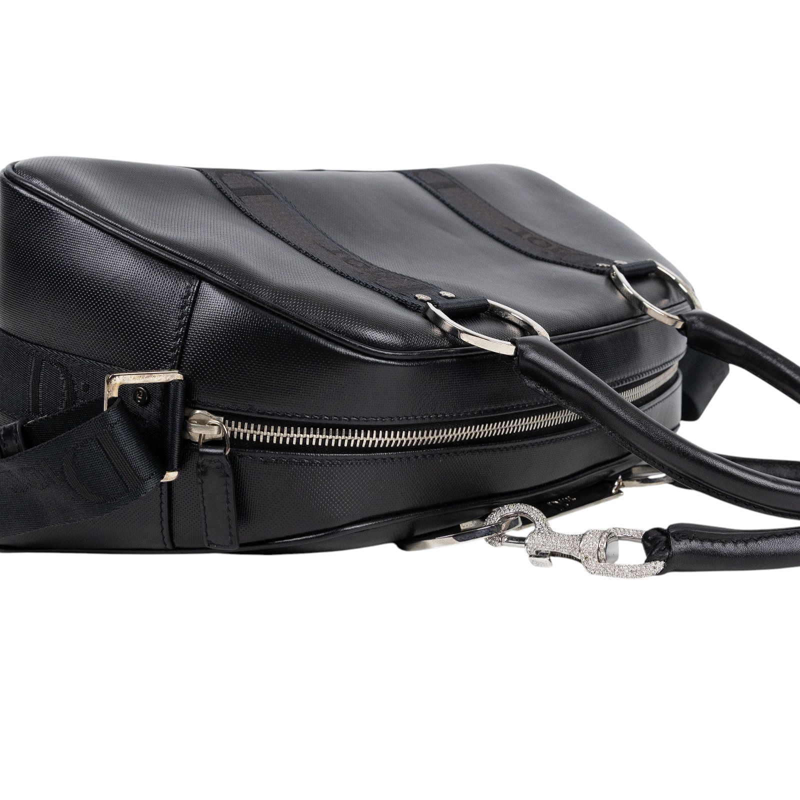 迪奧 CHRISTIAN DIOR 保齡球袋  黑保齡球包 防塵袋/保證卡/背帶