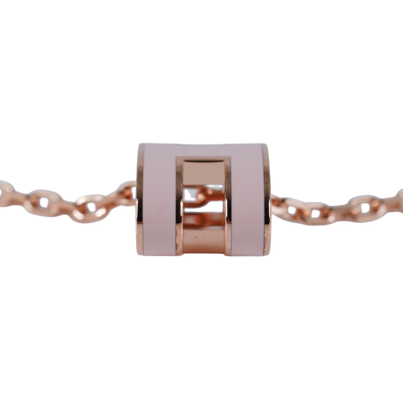 愛馬仕 Hermes Mini Pop H 墜飾  糖衣粉 H147992FO85 GD1213 玫金色/粉POP H MINI項鍊 原廠盒子/防塵袋