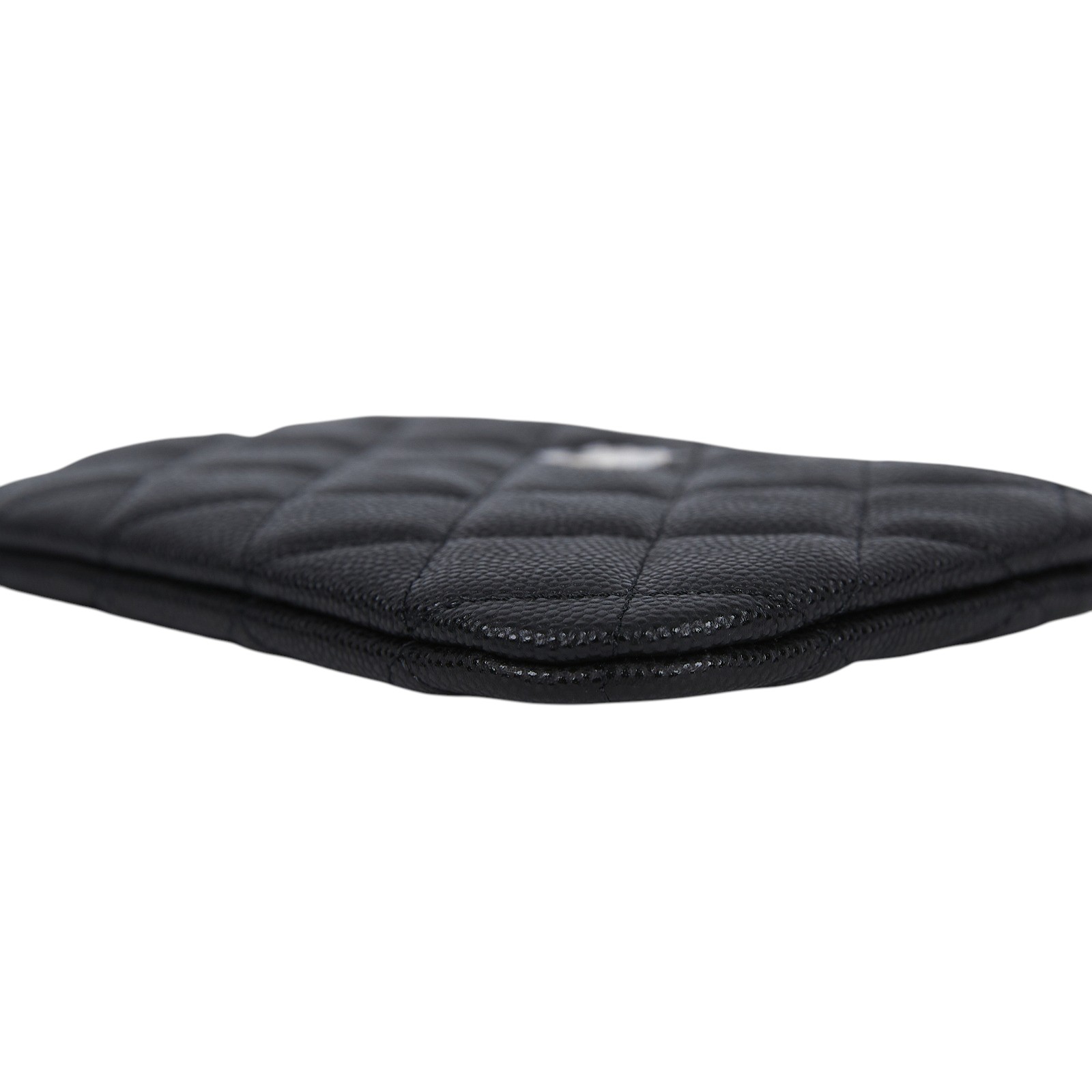 香奈兒 CHANEL 經典 拉鍊 隨身包 小型 AP4020 晶片款 黑荔枝一字拉POUCH 原廠盒子/防塵袋