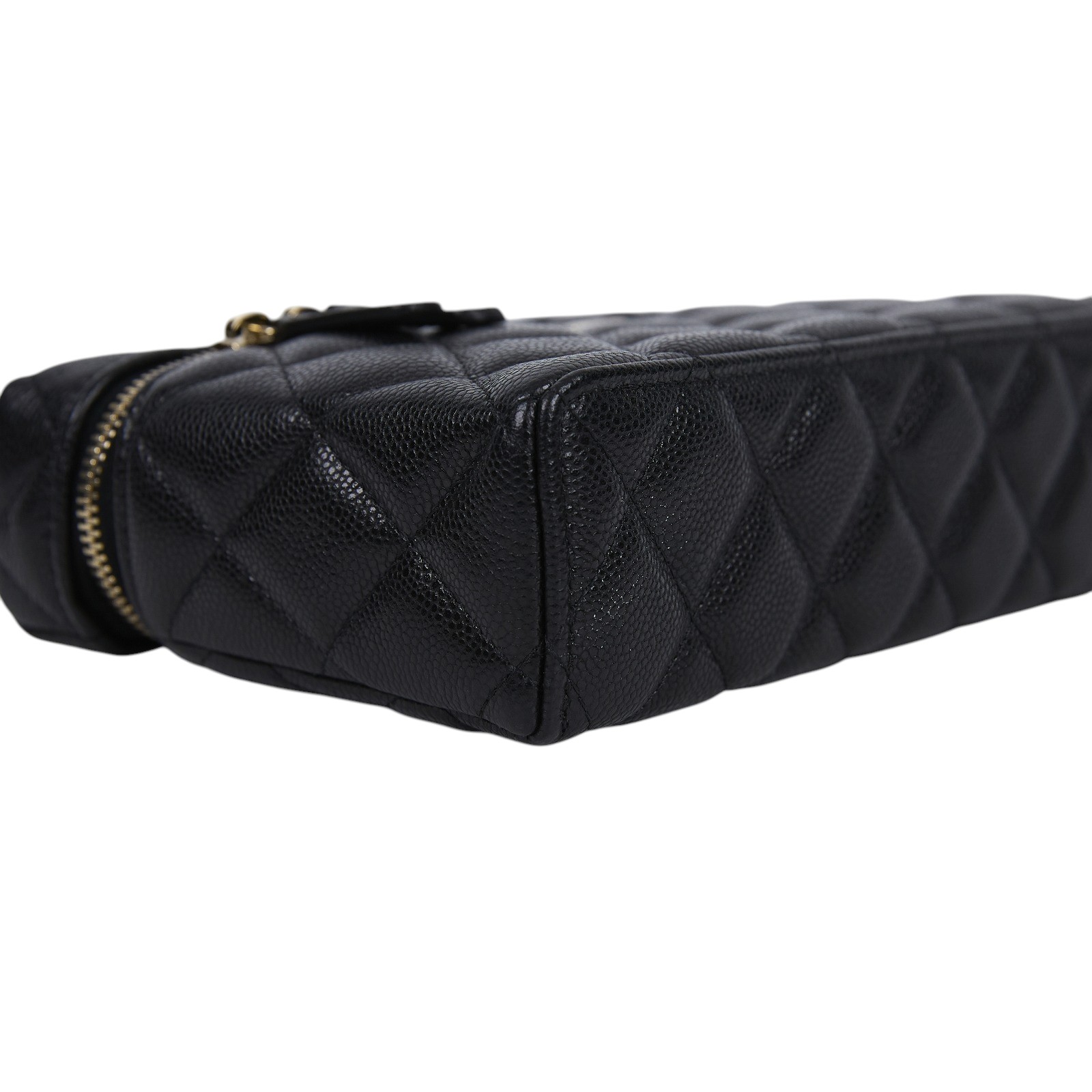 香奈兒 CHANEL LP CF 盒子包 手提包 斜背包 肩背包 AP4385 B10583 晶片款 黑荔枝手提化妝盒 無附屬品