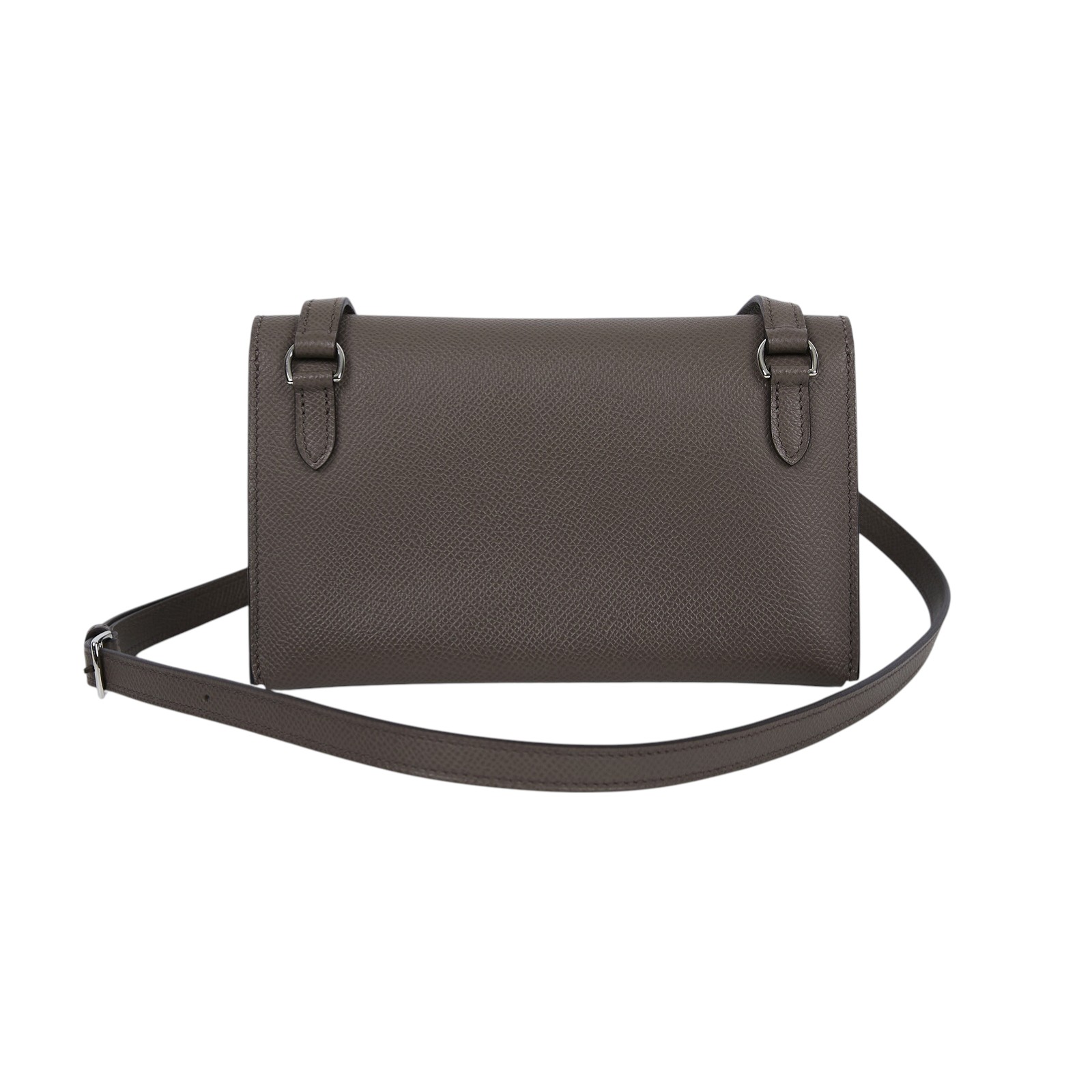 愛馬仕 Hermes Nap wallet 隨身錢包 銀色五金 錫器灰 H085291CK8F /K AM 007 H UM  原廠盒子/購買證明