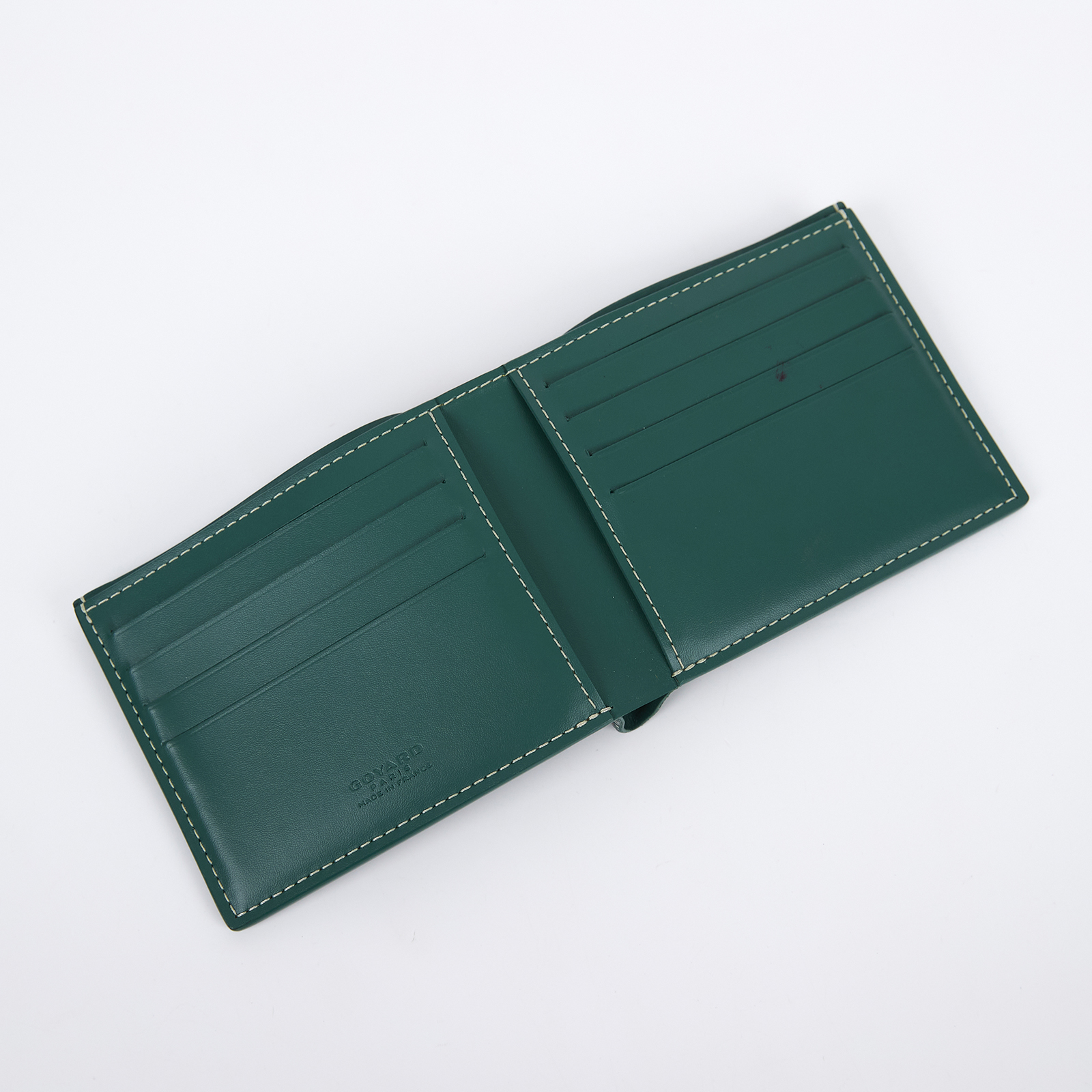 高雅德 GOYARD Victoire Wallet 錢包 短夾 VICTO8PMLTY 綠二折短夾 原廠盒子