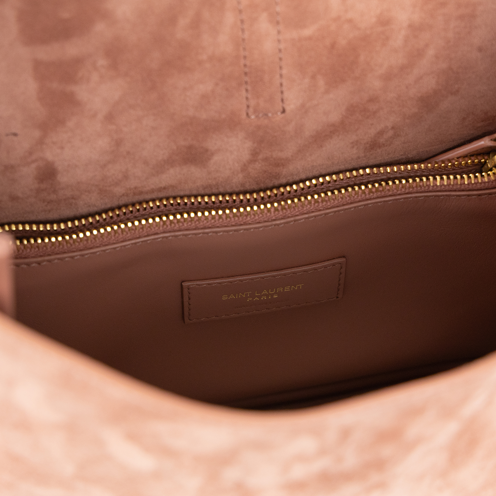 聖羅蘭 YSL SAINT LAURENT LE 5 À 7 小型 手袋 手提包 7139381U80W 粉麂皮LE 5 À 7 原廠盒子/防塵袋