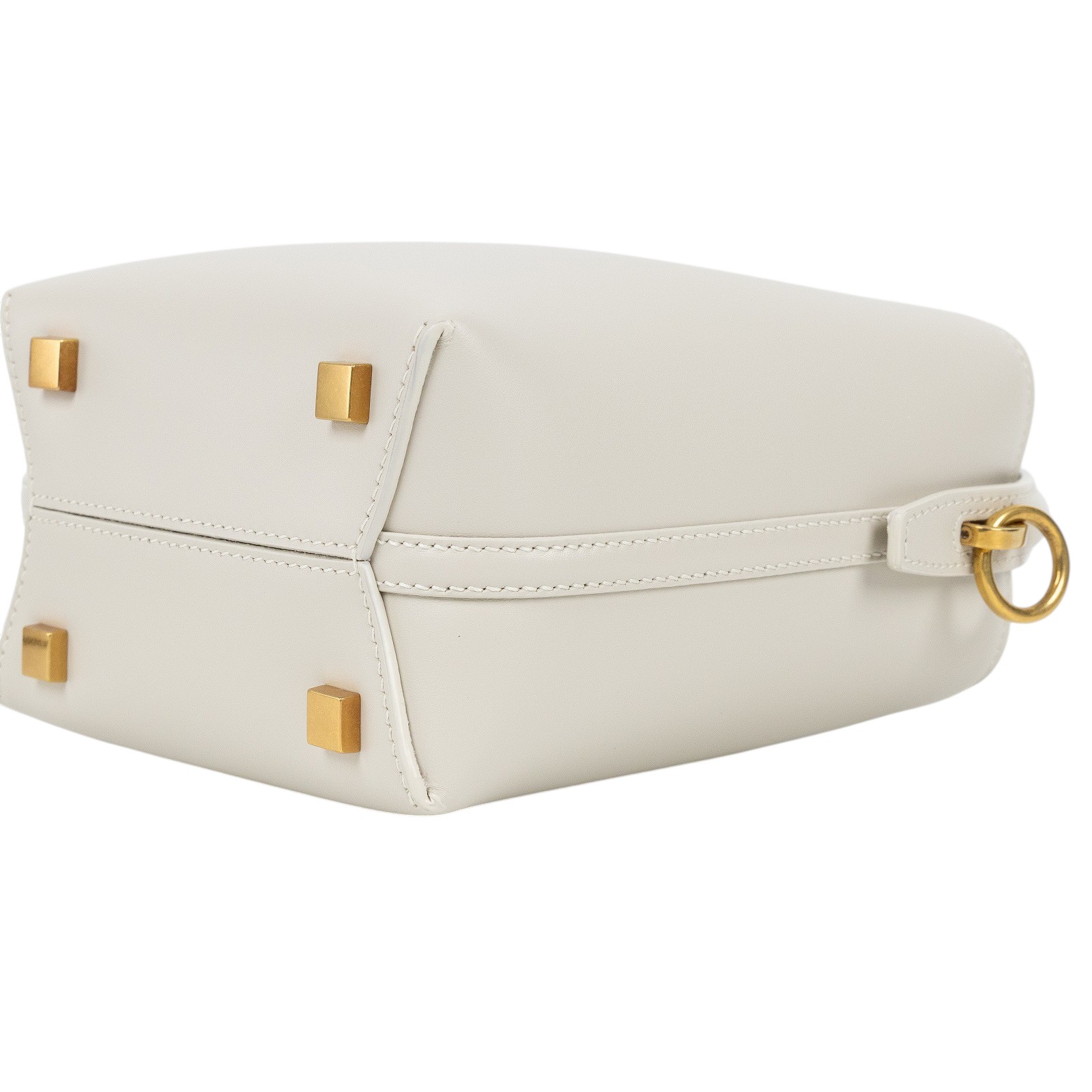 聖羅蘭 YSL SAINT LAURENT le 37 亮面皮革 迷你手袋 7658702R20W 白LE 5 À 7 原廠盒子/防塵袋/背帶