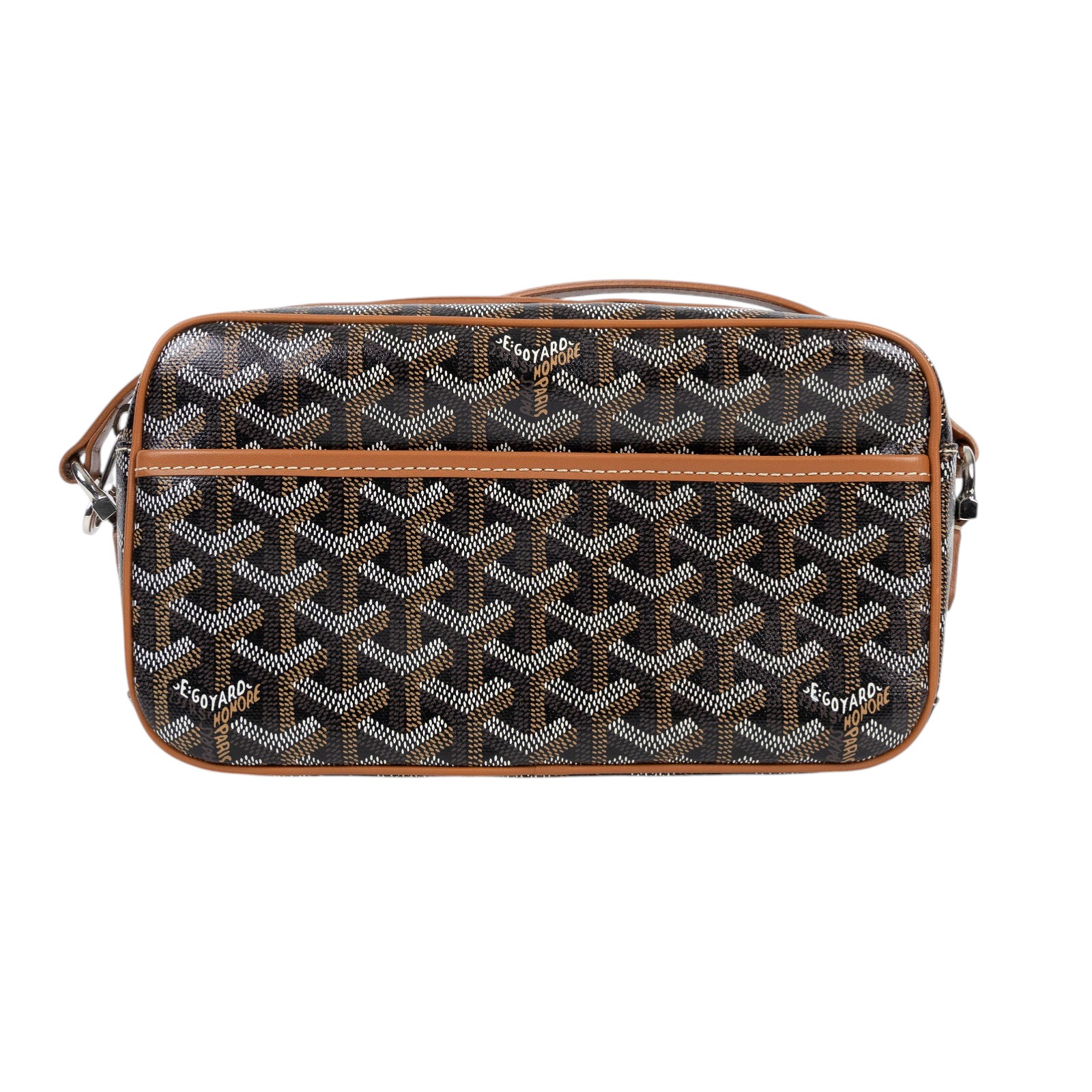 高雅德 GOYARD Cap-Vert PM Bag 肩背 斜背包 CAPVE2PMLTY CAP-VERT PM焦糖 防塵袋/購買證明