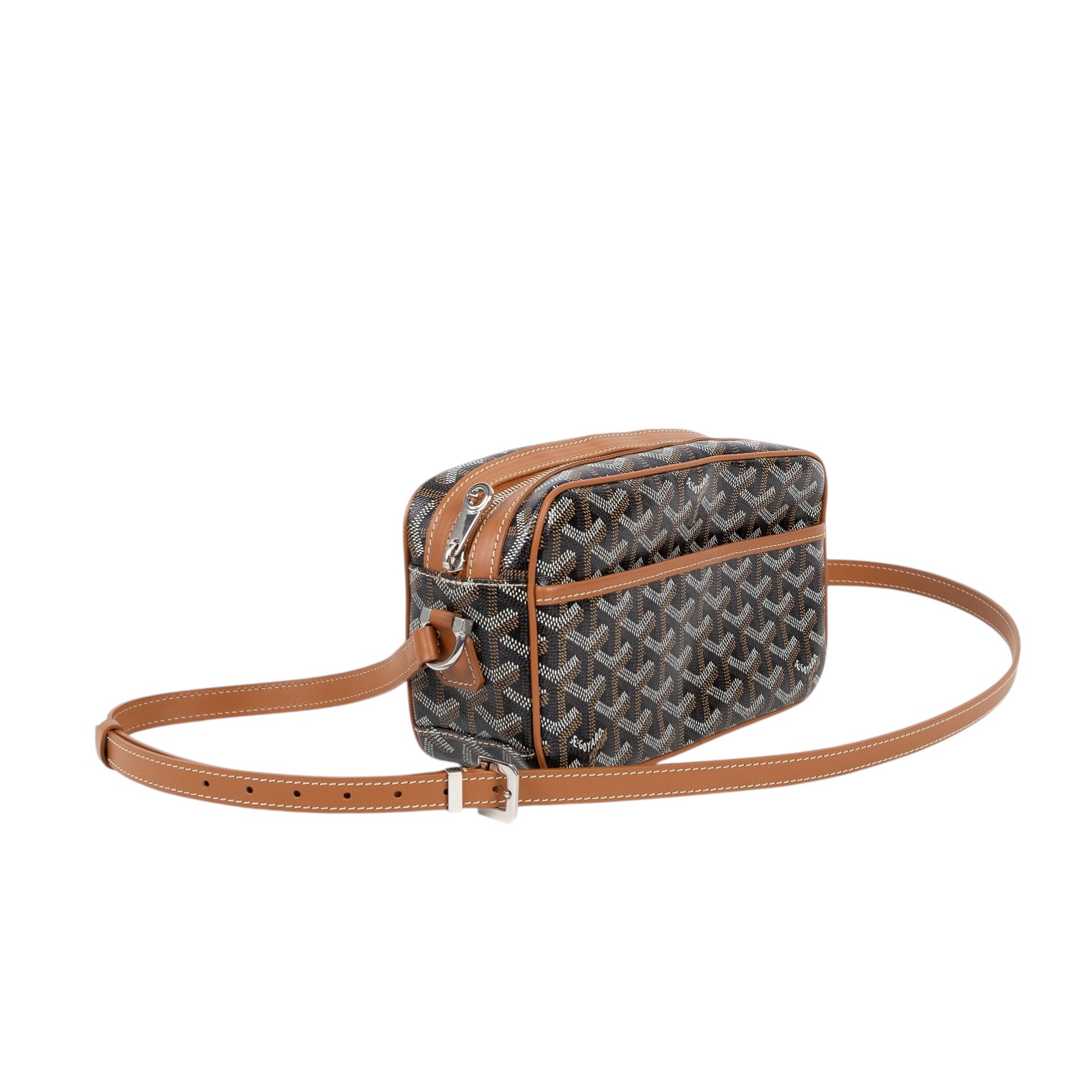 高雅德 GOYARD Cap-Vert PM Bag 肩背 斜背包 CAPVE2PMLTY CAP-VERT PM焦糖 防塵袋/購買證明