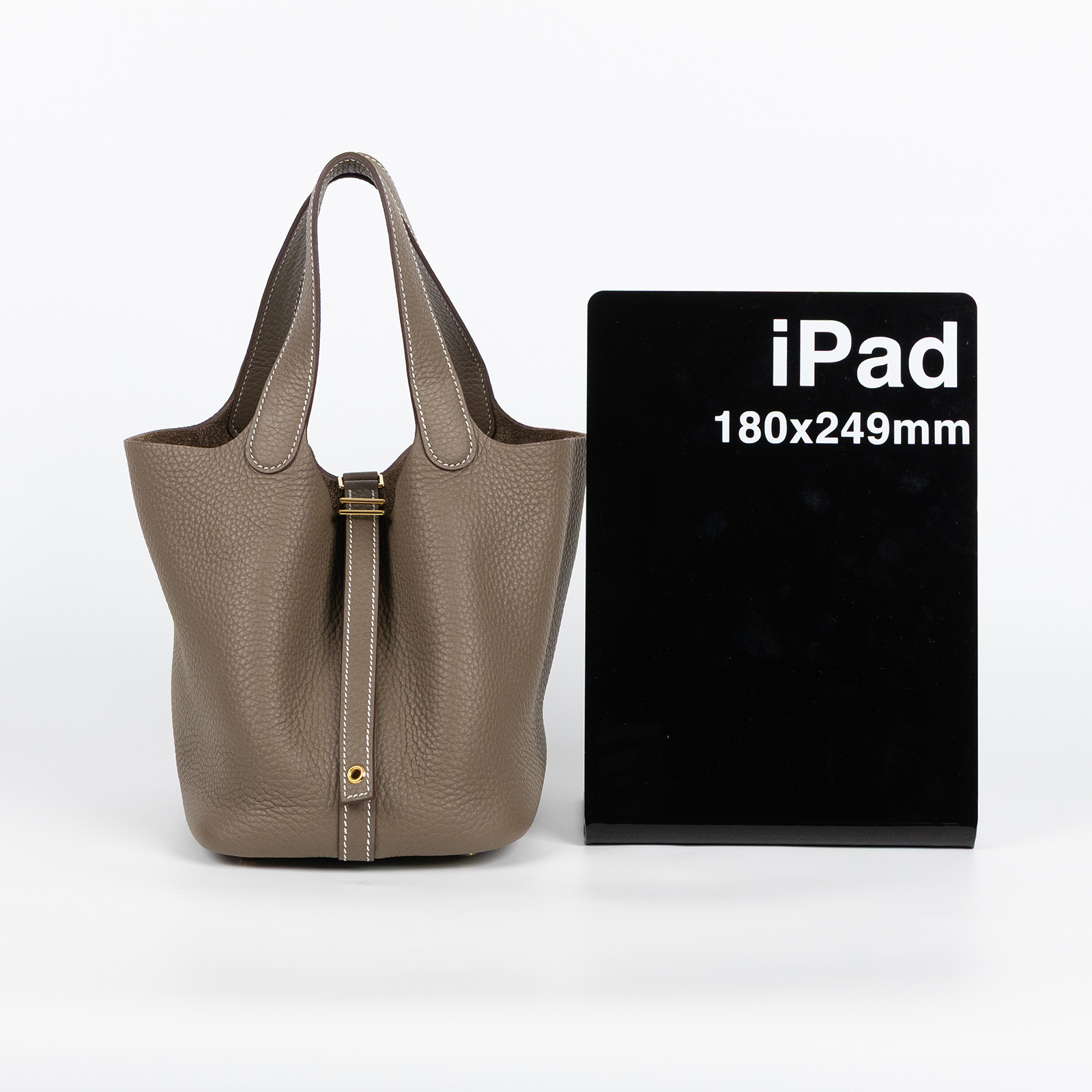 愛馬仕 Hermes Picotin Lock 18 菜籃子包 金色五金 大象灰 H056289CC18   防塵袋/鎖組/台灣購買證明