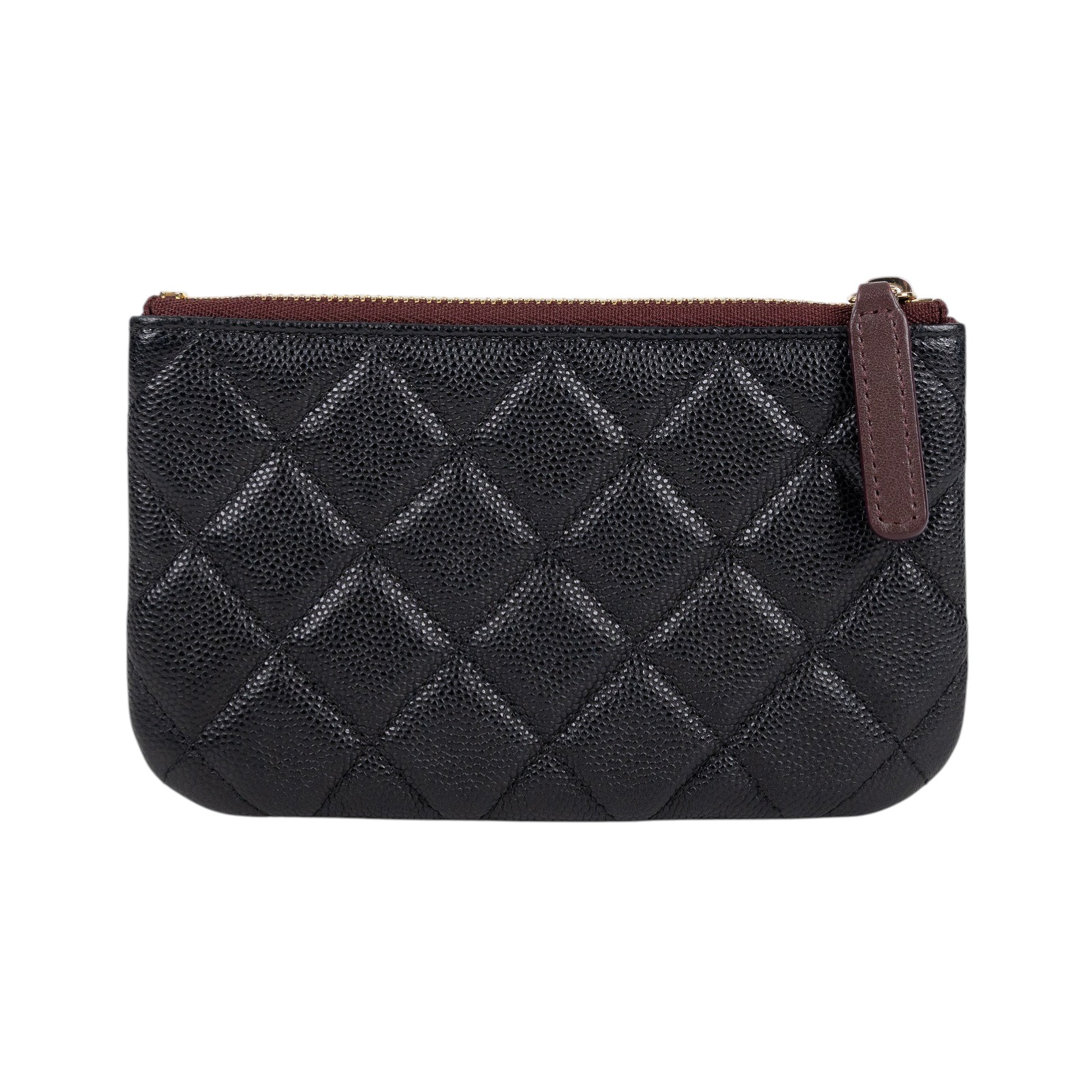 香奈兒 CHANEL 經典 拉鍊 隨身包 小型 AP4020 31開 黑金荔枝一字拉鍊POUCH 無附屬品