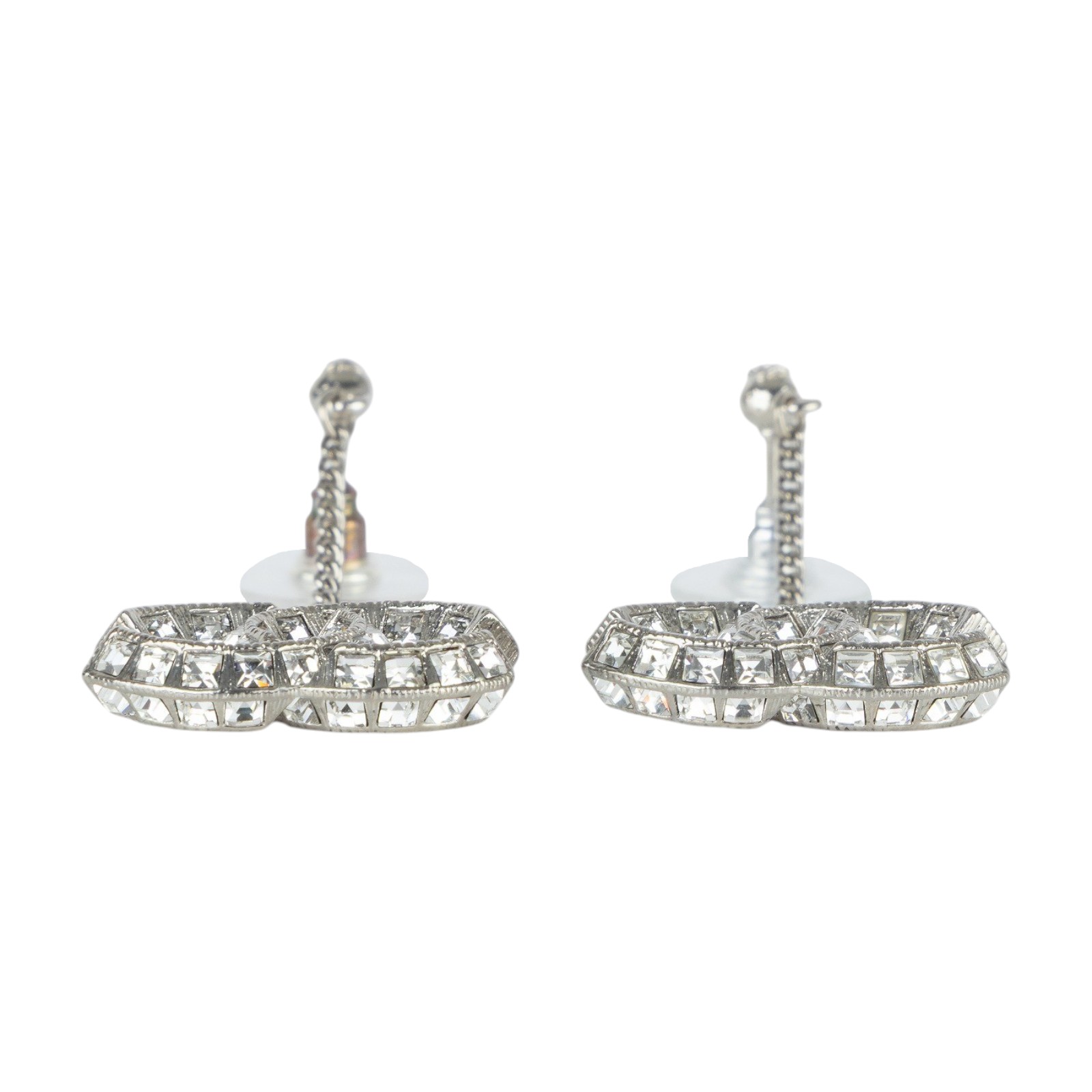 香奈兒 CHANEL CC LOGO 耳環 耳釘 A21V 雙C垂墜耳環 原廠盒子