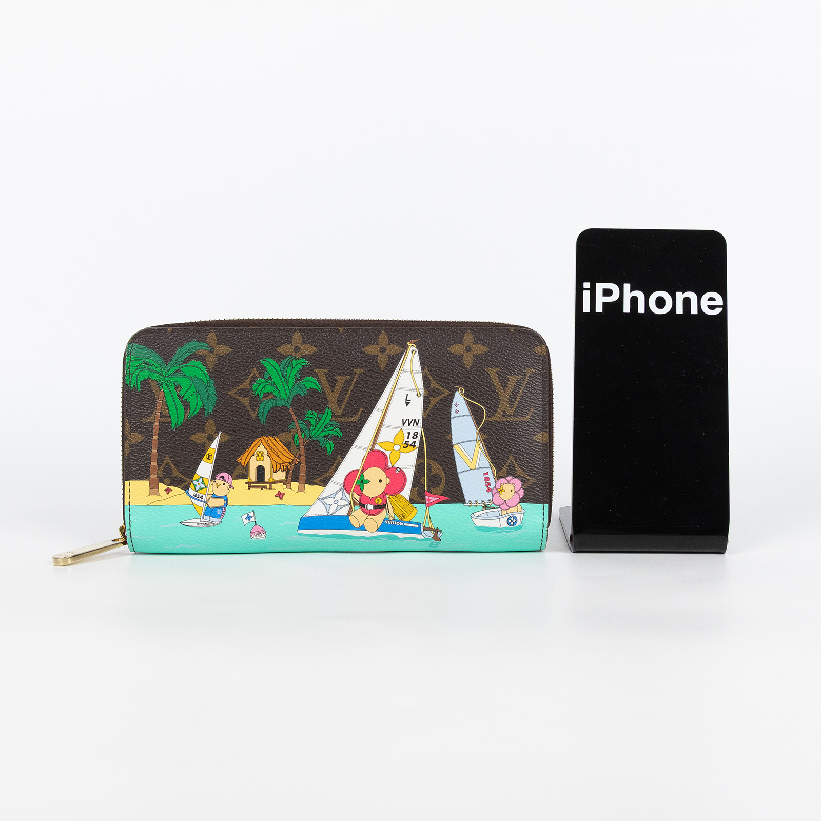 路易威登 LOUIS VUITTON LV vivienne holiday Zippy Wallet 長夾 錢包 M82839 晶片款  原廠盒子/防塵袋