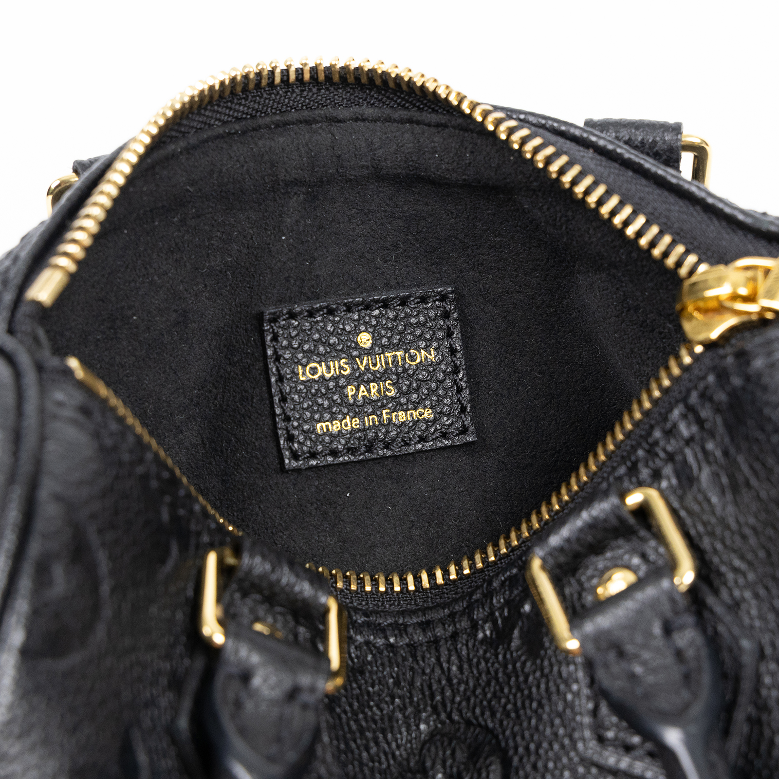 路易威登 LOUIS VUITTON Nano Speedy 壓花牛皮 迷你 鍊帶 波士頓包 M82450 晶片款  原廠盒子/防塵袋/購買證明/背帶