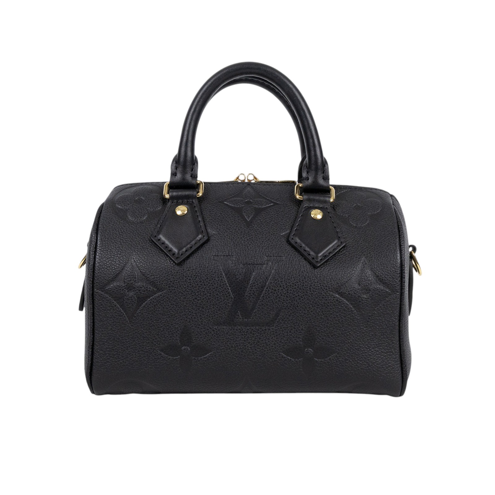 路易威登 LOUIS VUITTON Speedy Bandoulière  20 Noir 手提 斜背 波士頓包 M58953 晶片款  防塵袋/鎖組/背帶