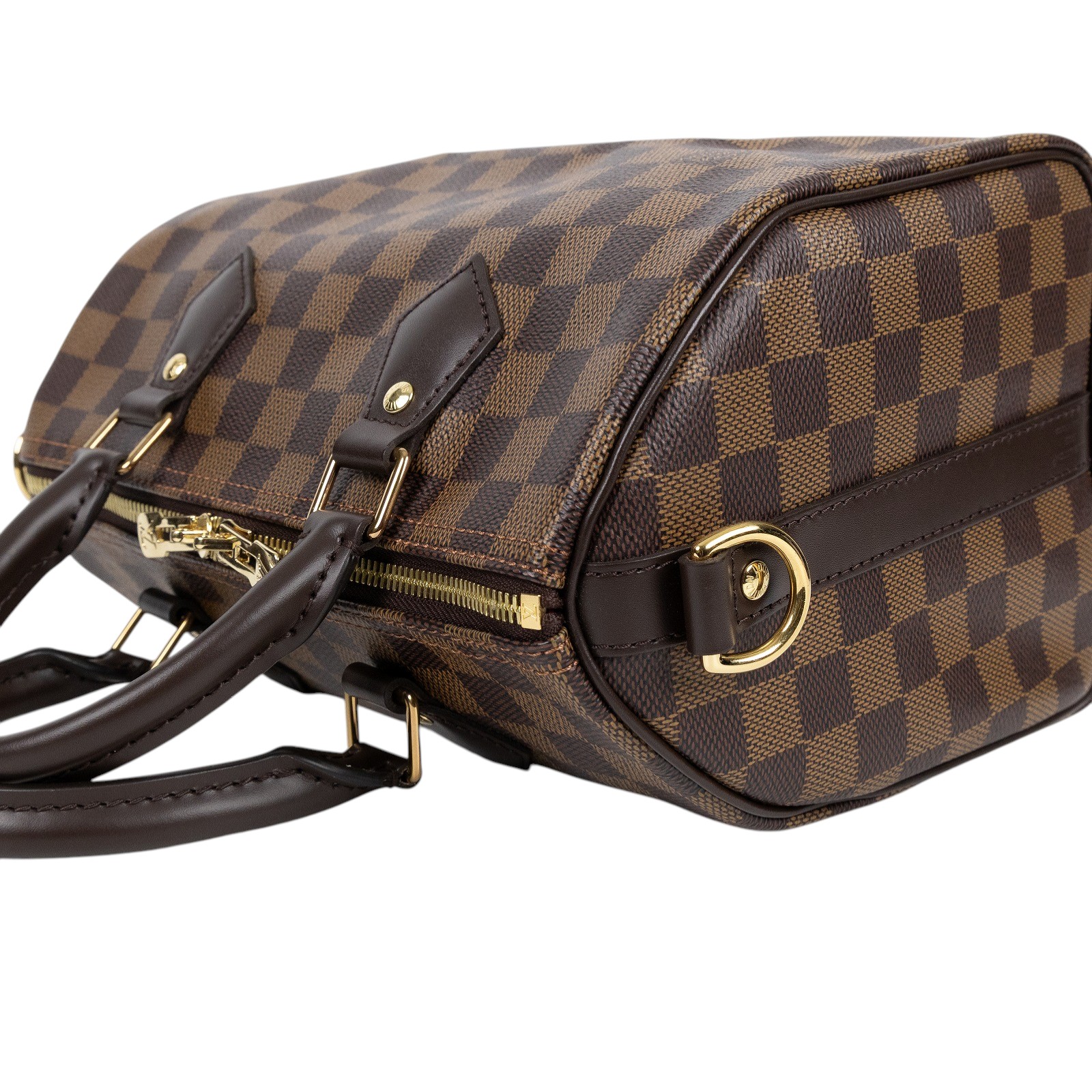 路易威登 LOUIS VUITTON Speedy Bandoulière 25  波士頓包 手提包 棕棋盤格 N40575 晶片款  原廠盒子/鎖組/背帶