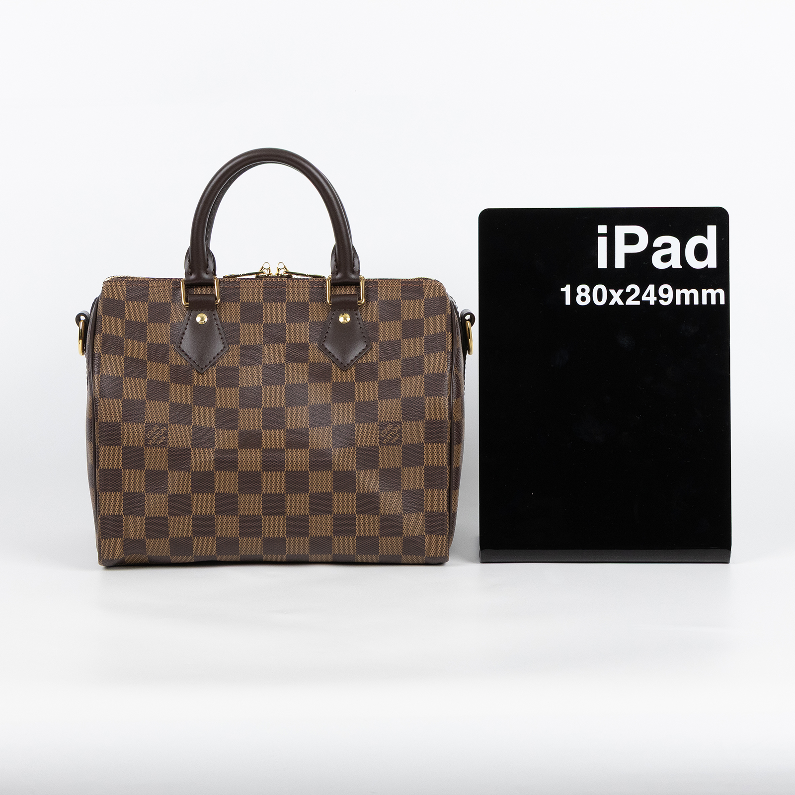 路易威登 LOUIS VUITTON Speedy Bandoulière 25  波士頓包 手提包 棕棋盤格 N40575 晶片款  原廠盒子/鎖組/背帶