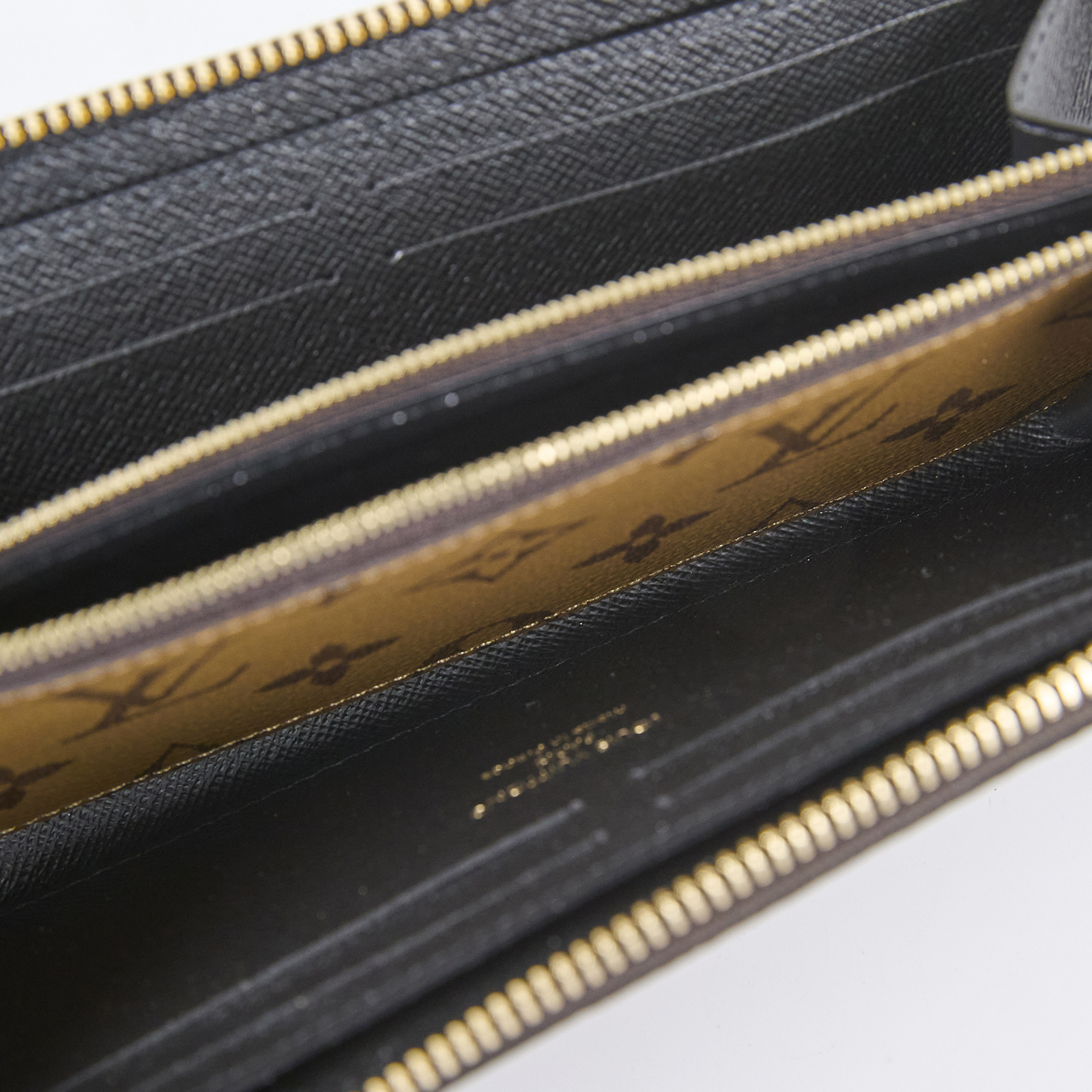 路易威登 LOUIS VUITTON Clémence 錢包 拉鍊 長夾 Monogram Reverse塗層帆布 M82336 晶片款  原廠盒子/防塵袋