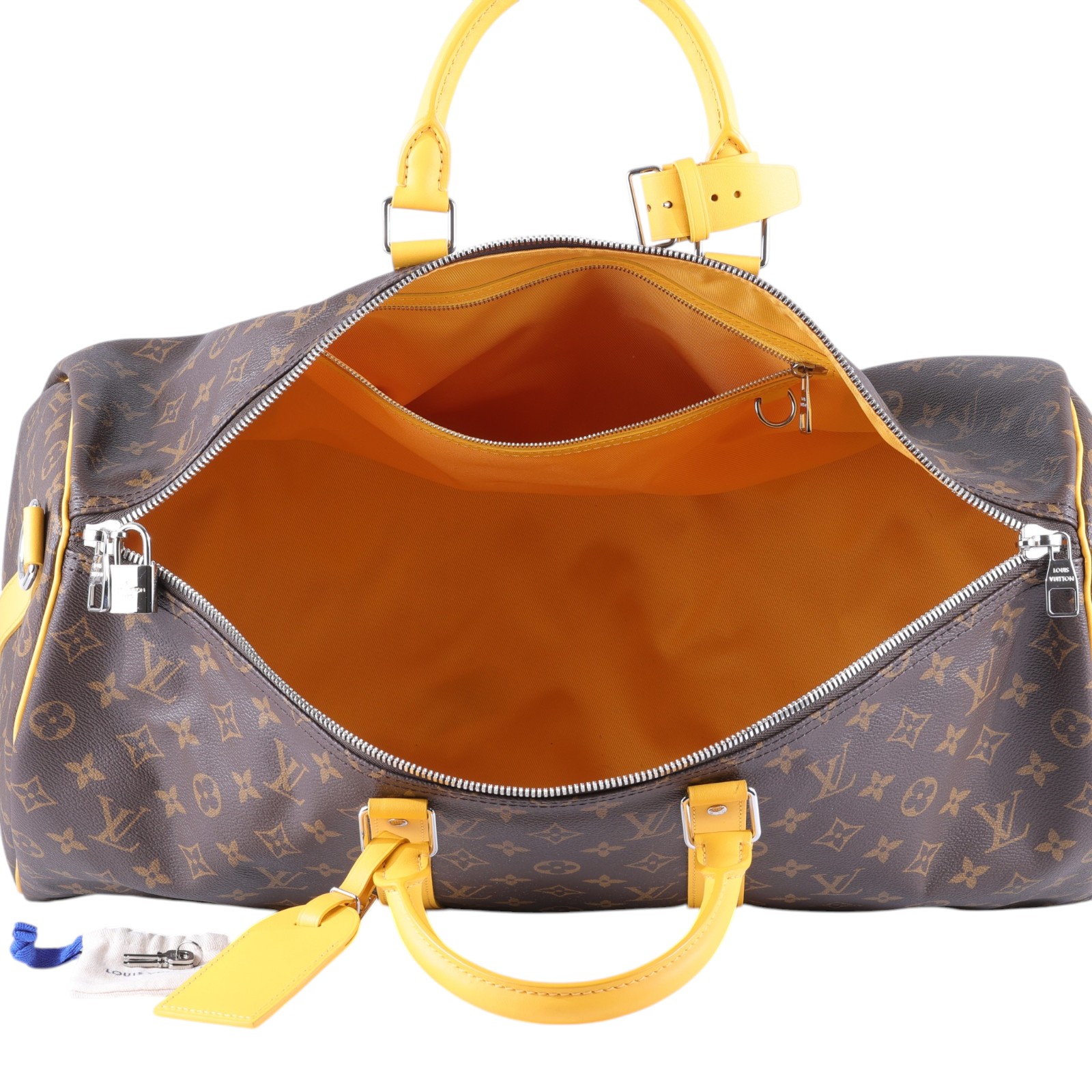 路易威登 LOUIS VUITTON Keepall Bandouliere 50 旅行袋 手提包 肩背包 M46771 晶片款  防塵袋/鎖組/背帶