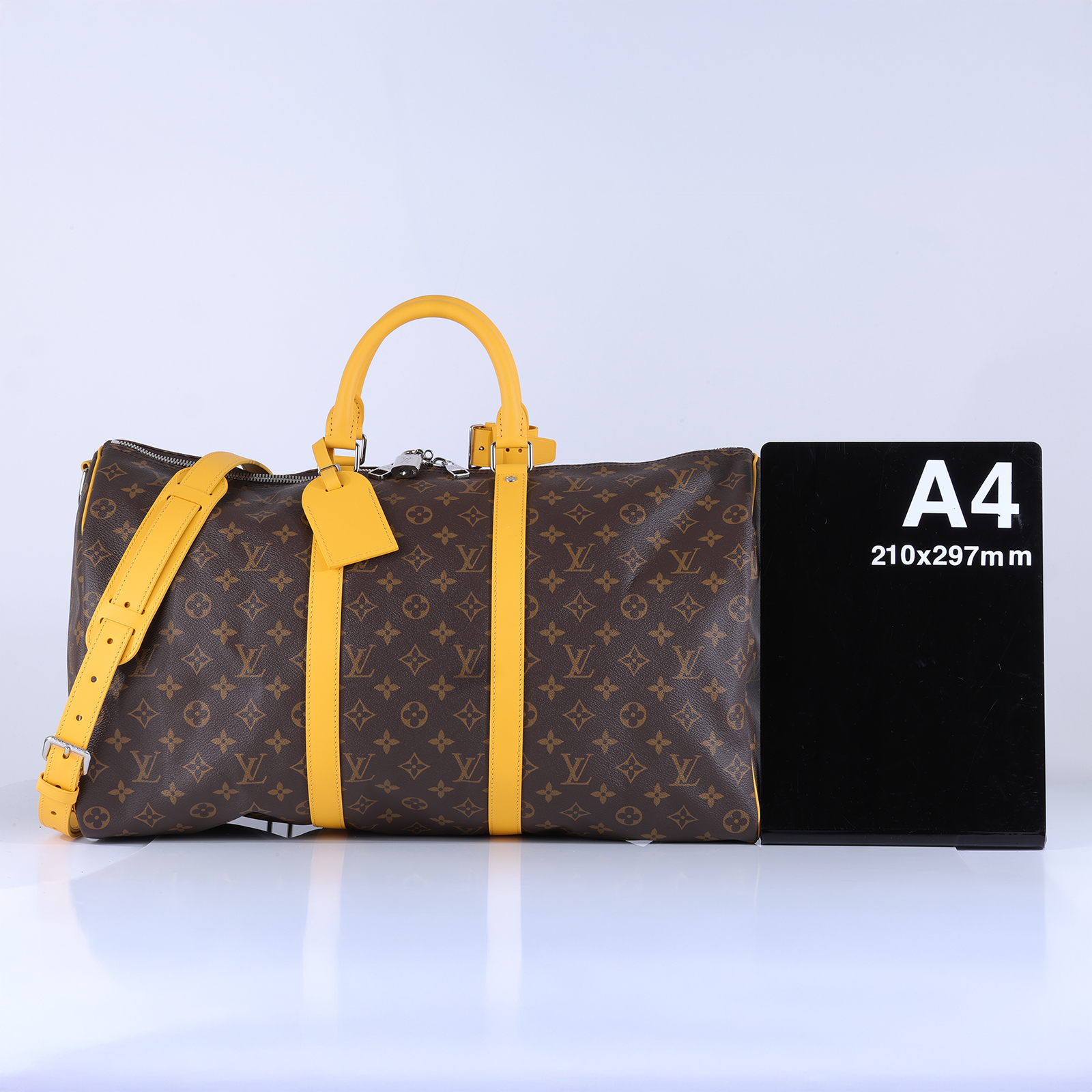 路易威登 LOUIS VUITTON Keepall Bandouliere 50 旅行袋 手提包 肩背包 M46771 晶片款  防塵袋/鎖組/背帶