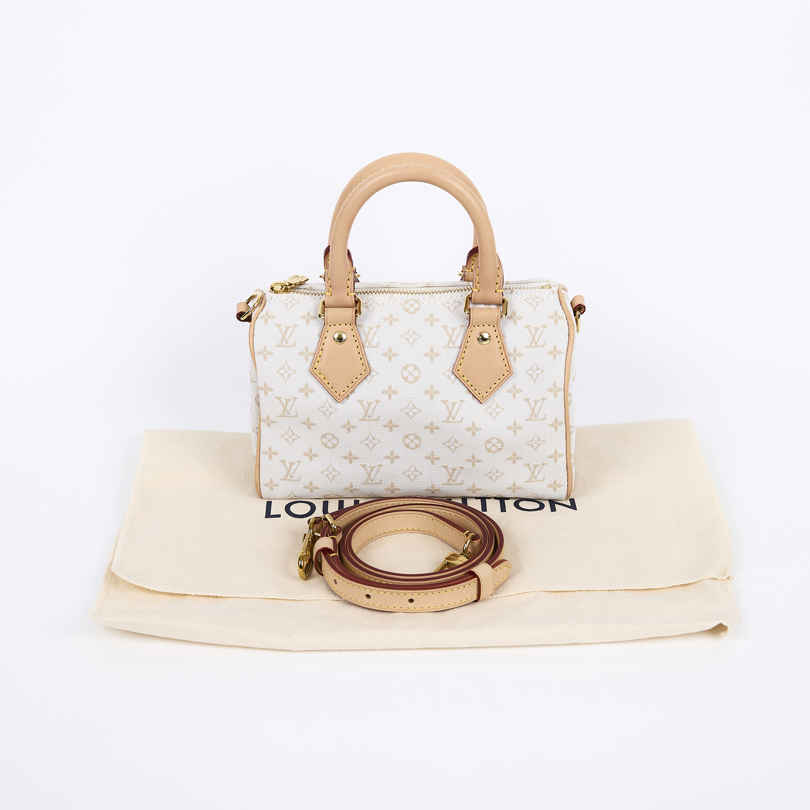 路易威登 LOUIS VUITTON Speedy Bandouliere 20 手提包 斜背包 M12747 晶片款  防塵袋/背帶