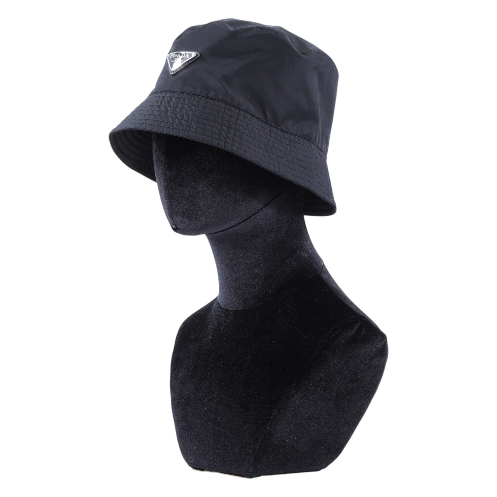 普拉達 PRADA Re-Nylon 漁夫帽 2HC137_2DMI_M 黑漁夫帽#M 防塵袋